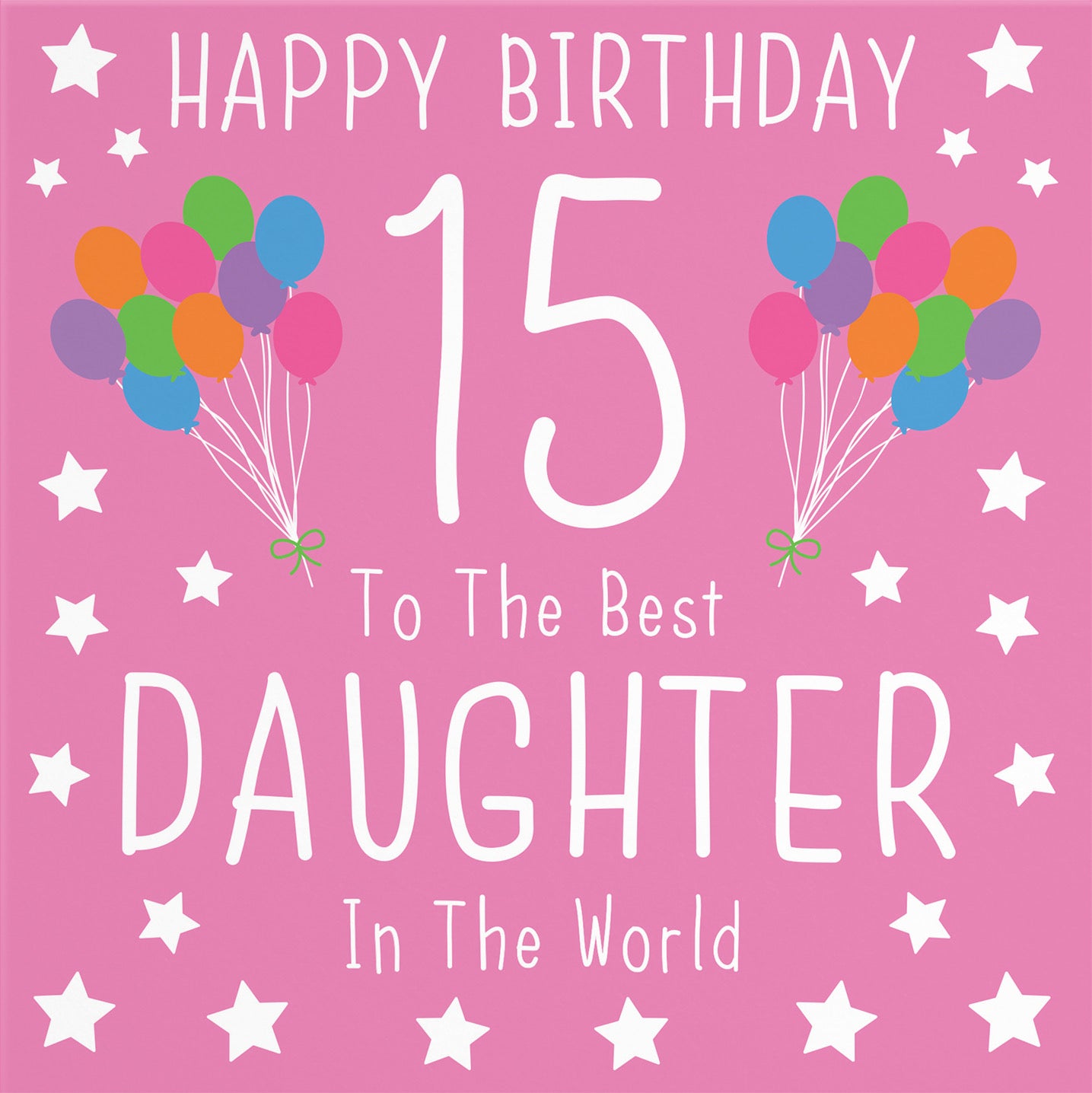 15th Daughter Birthday Card Iconic - Default Title (B08JSK2YCW)