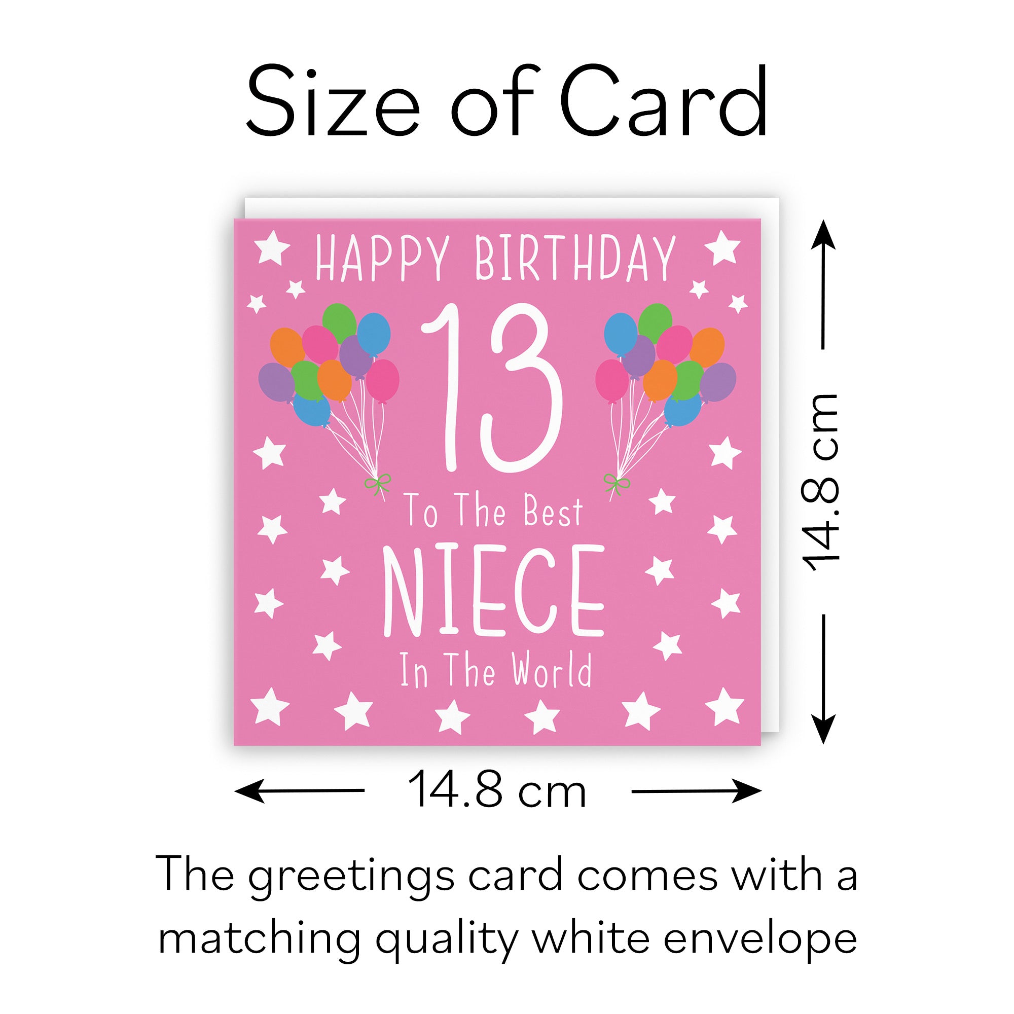 13th Niece Birthday Card Iconic - Default Title (B08JZB1188)