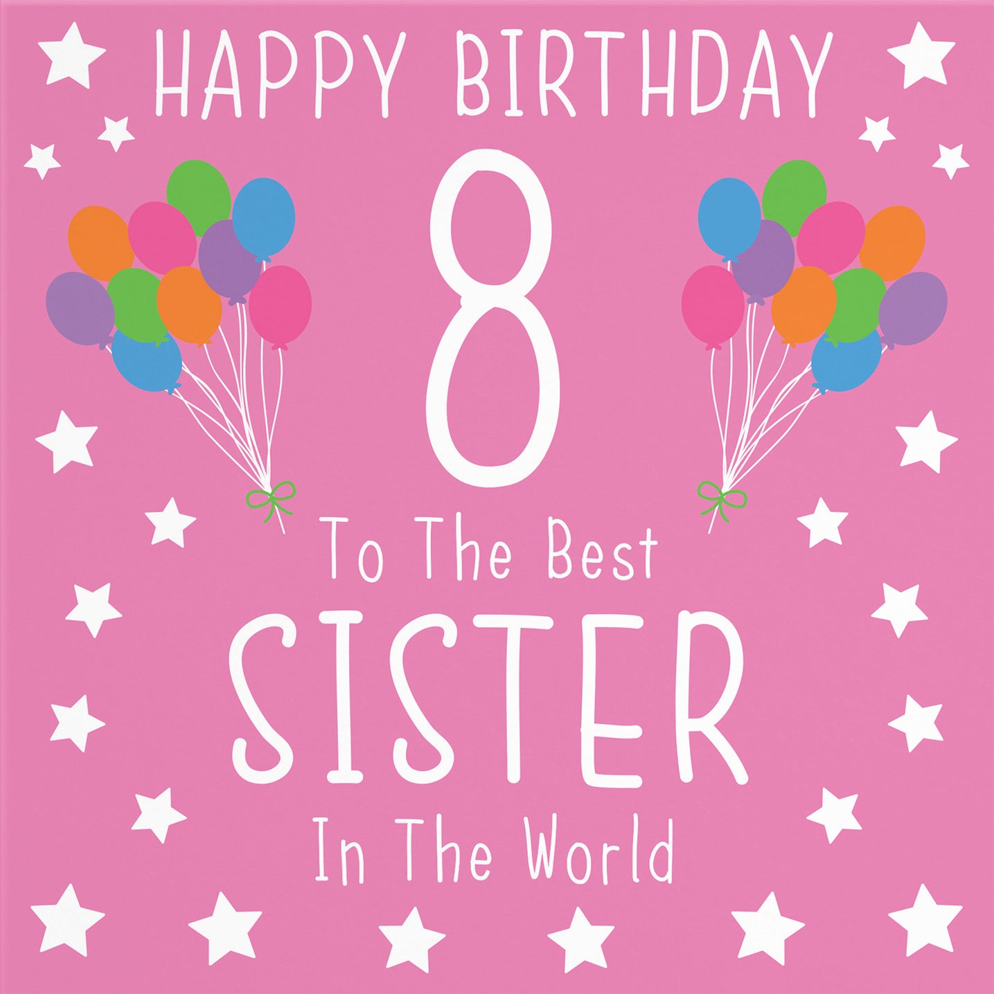 8th Sister Birthday Card Iconic - Default Title (B08JZB1HRL)