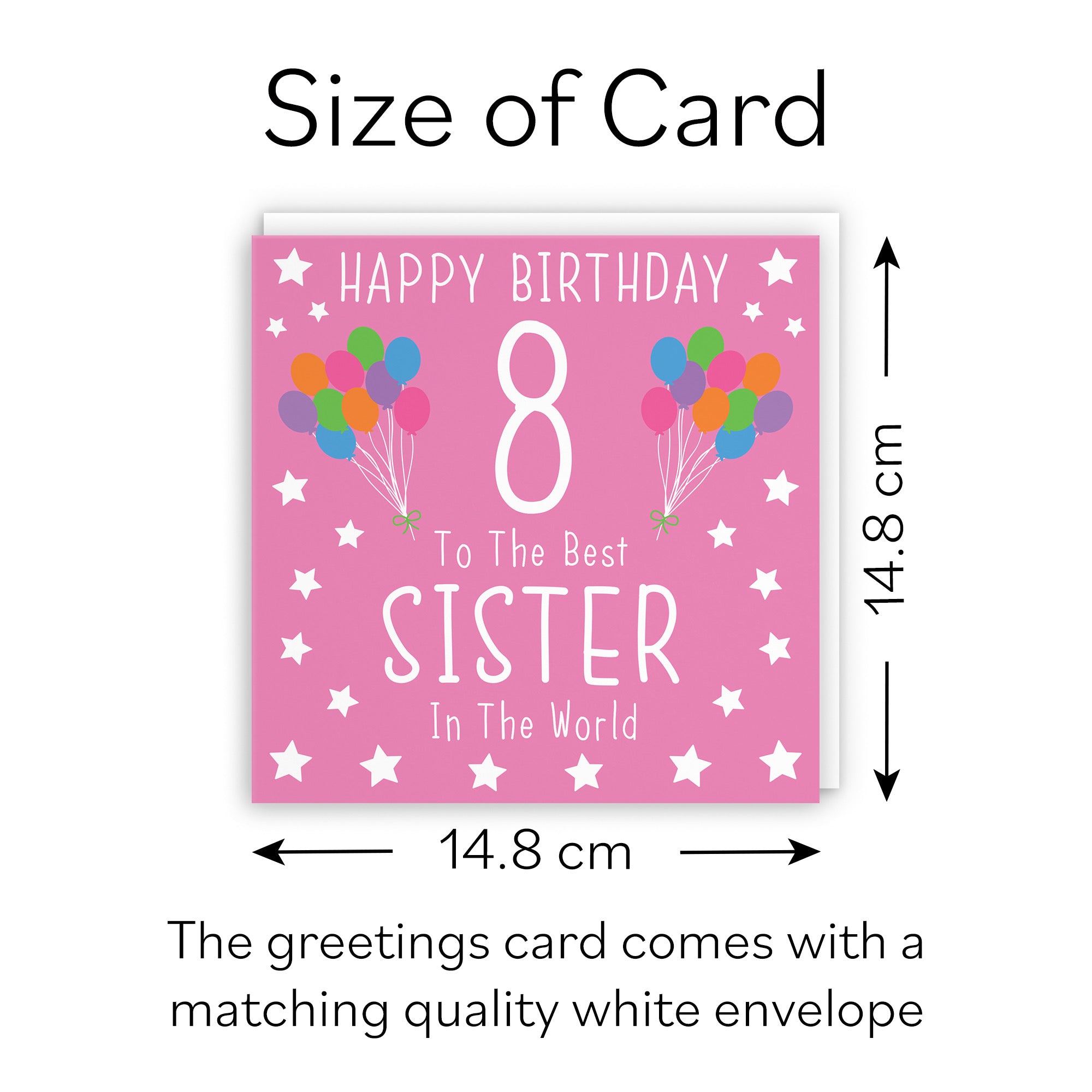 8th Sister Birthday Card Iconic - Default Title (B08JZB1HRL)