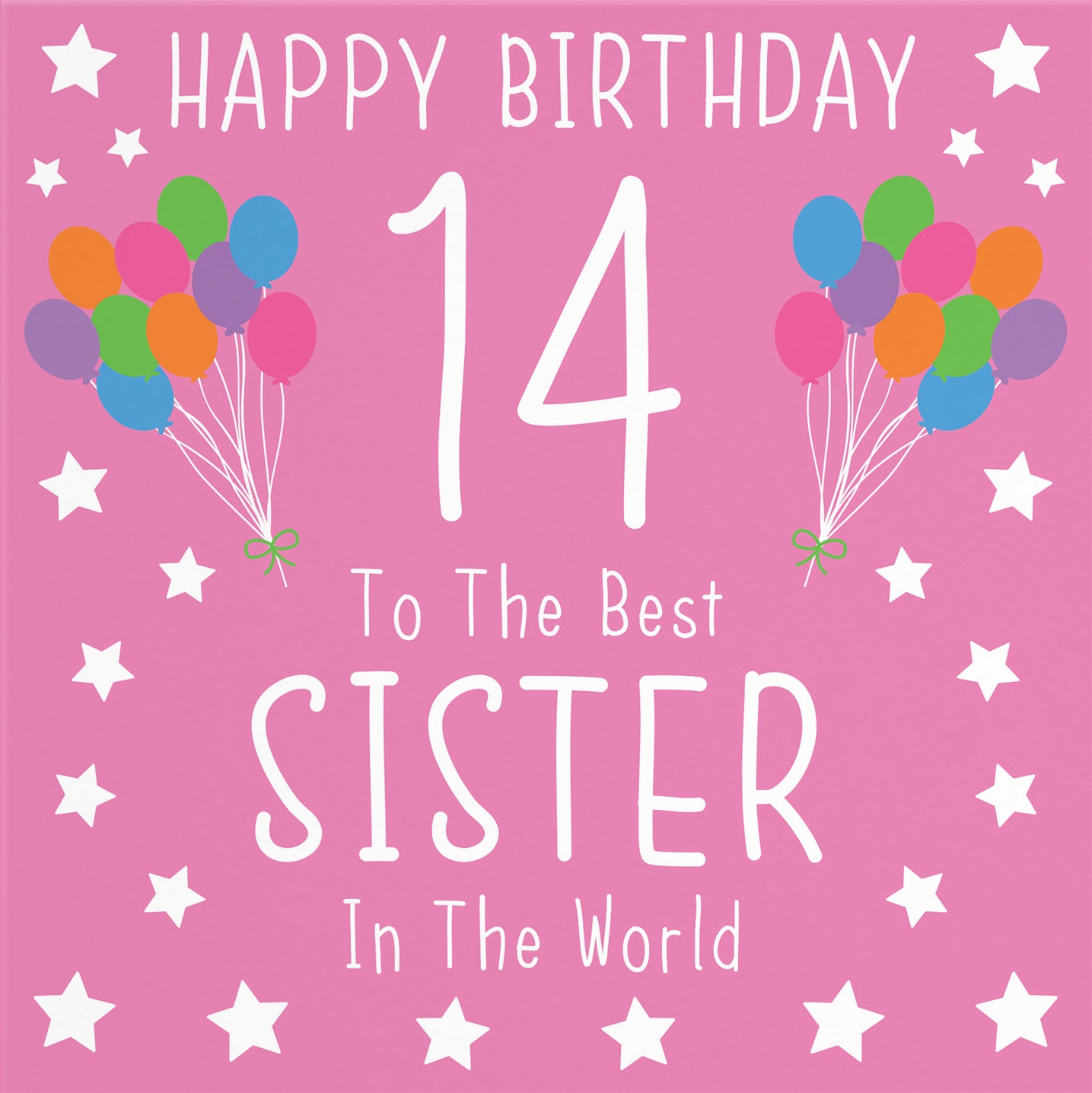 14th Sister Birthday Card Iconic - Default Title (B08JZCFH4G)