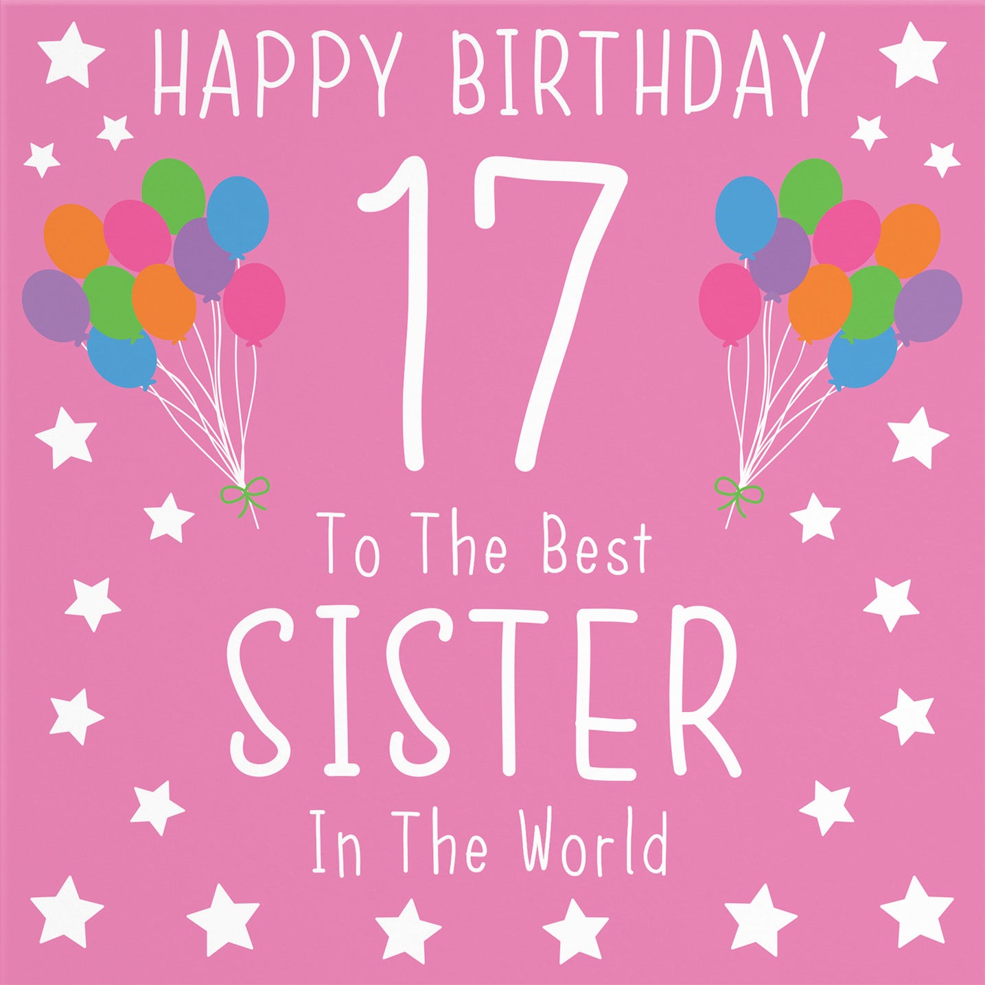 17th Sister Birthday Card Iconic - Default Title (B08JZCRHNF)