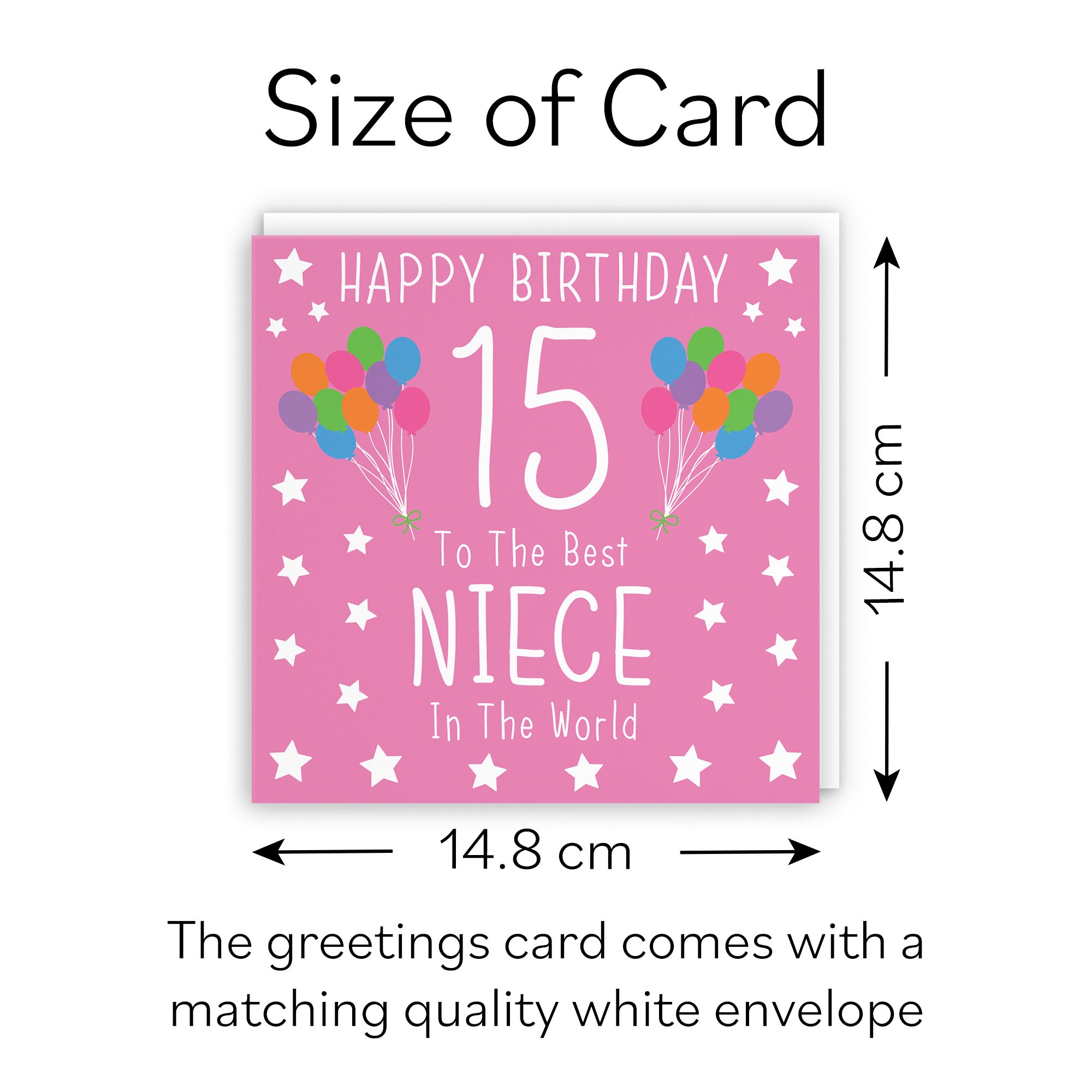 15th Niece Birthday Card Iconic - Default Title (B08JZD4QKK)