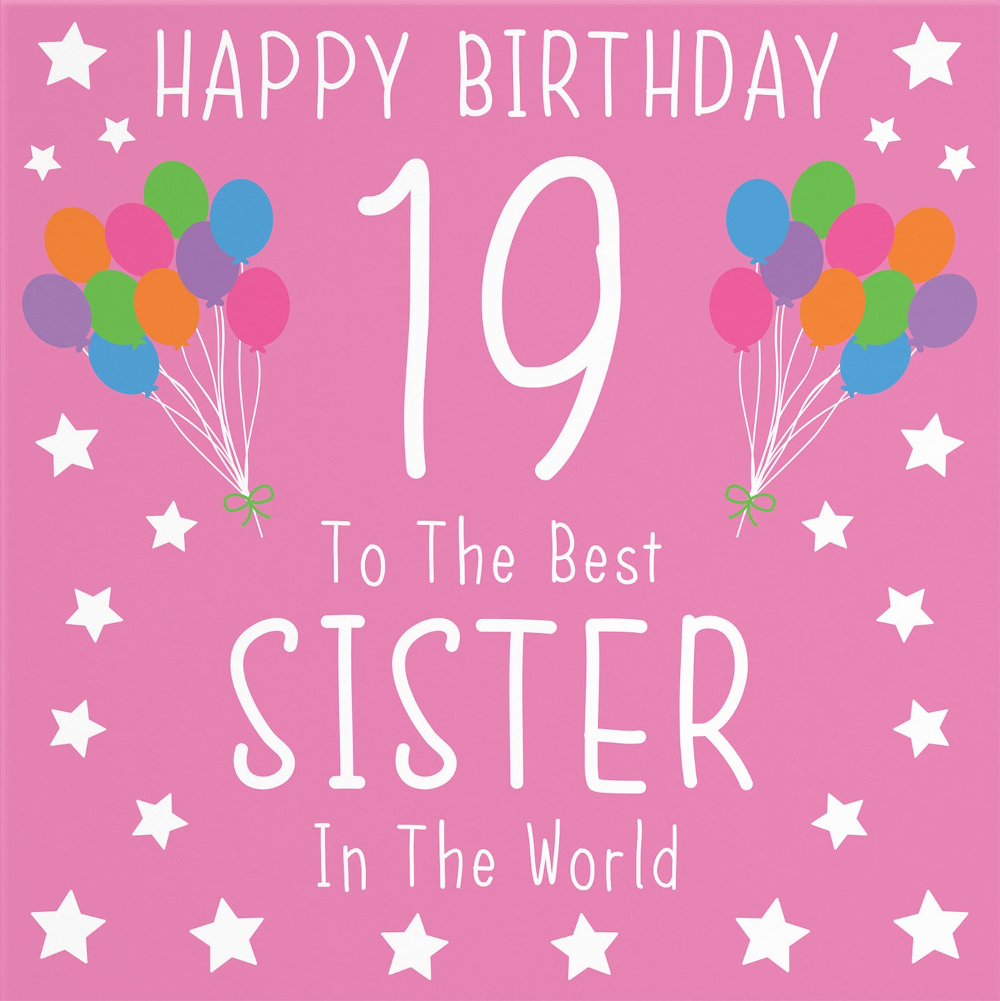 19th Sister Birthday Card Iconic - Default Title (B08JZDSR7C)