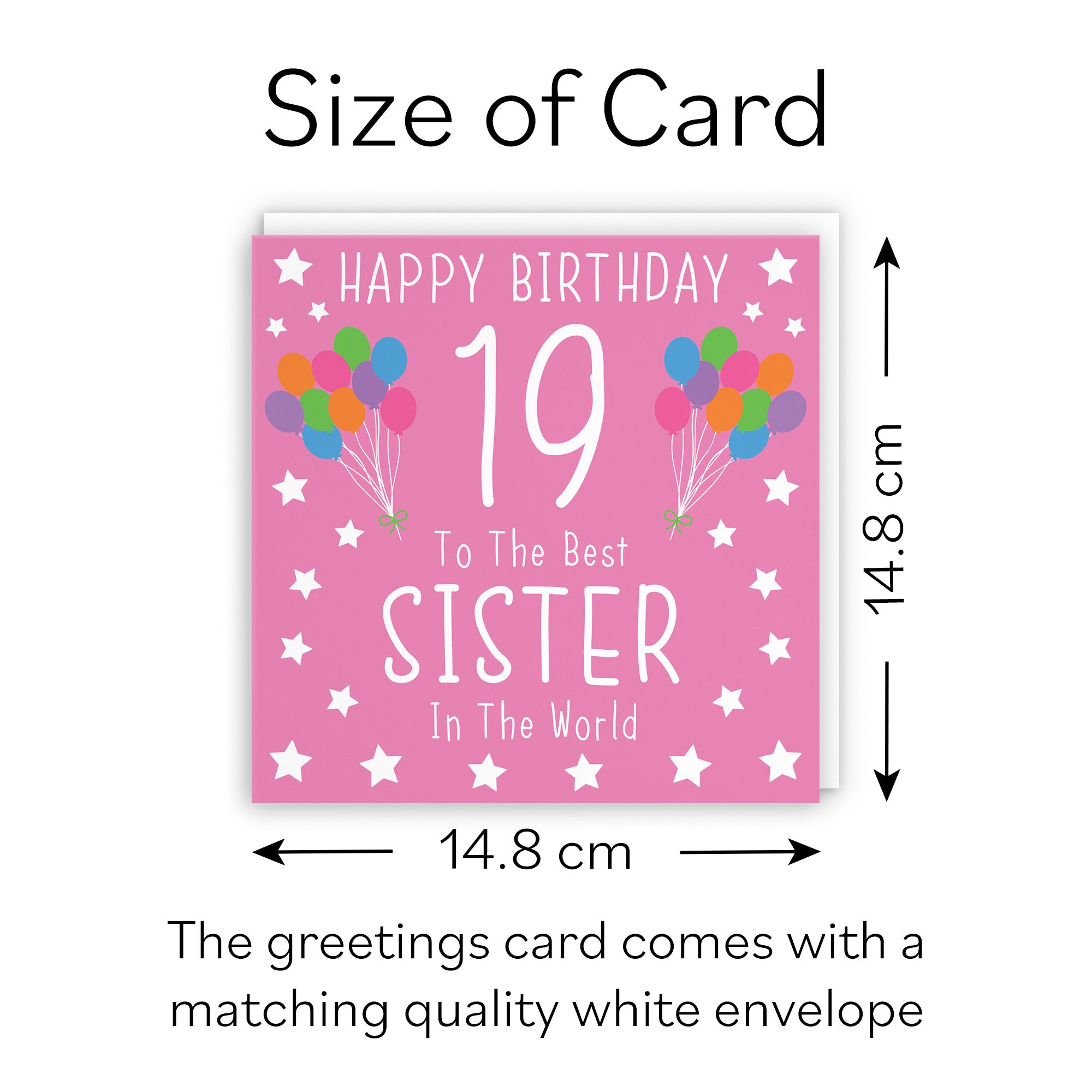 19th Sister Birthday Card Iconic - Default Title (B08JZDSR7C)