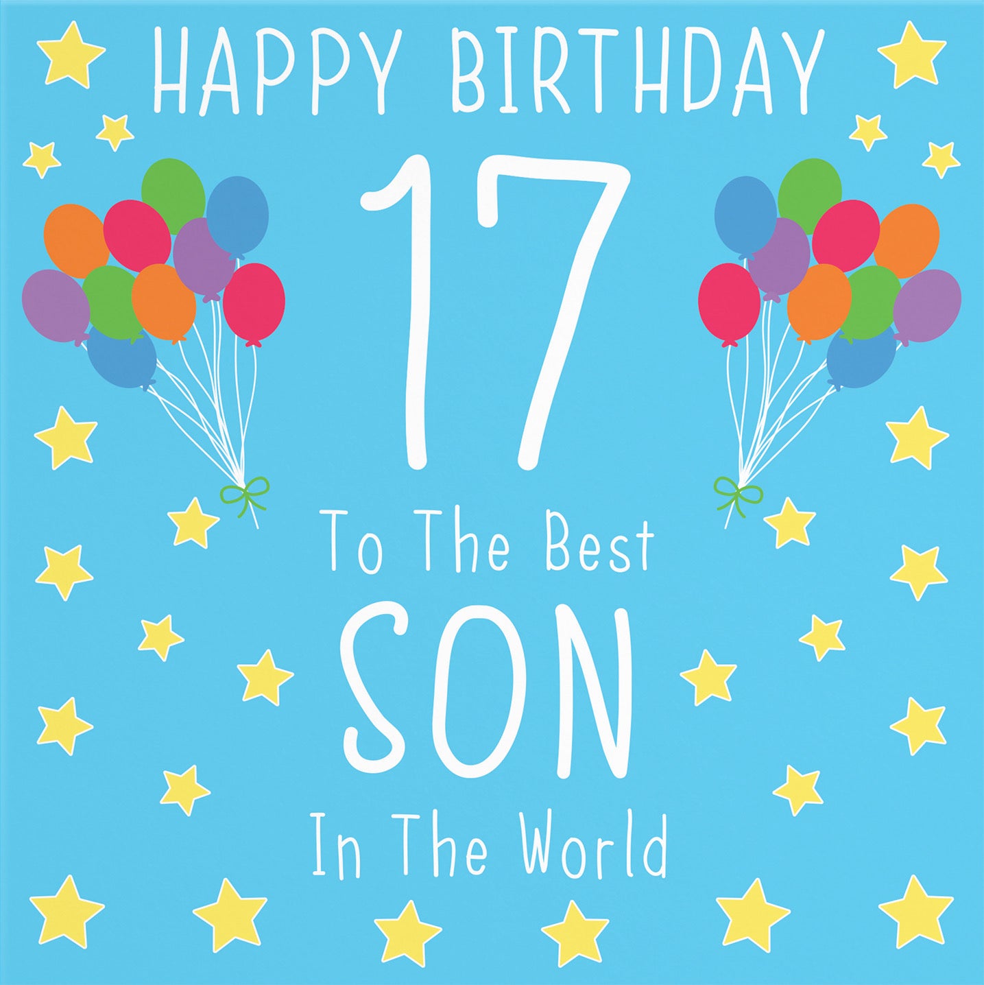 17th Son Birthday Card Iconic - Default Title (B08JZGMVD2)