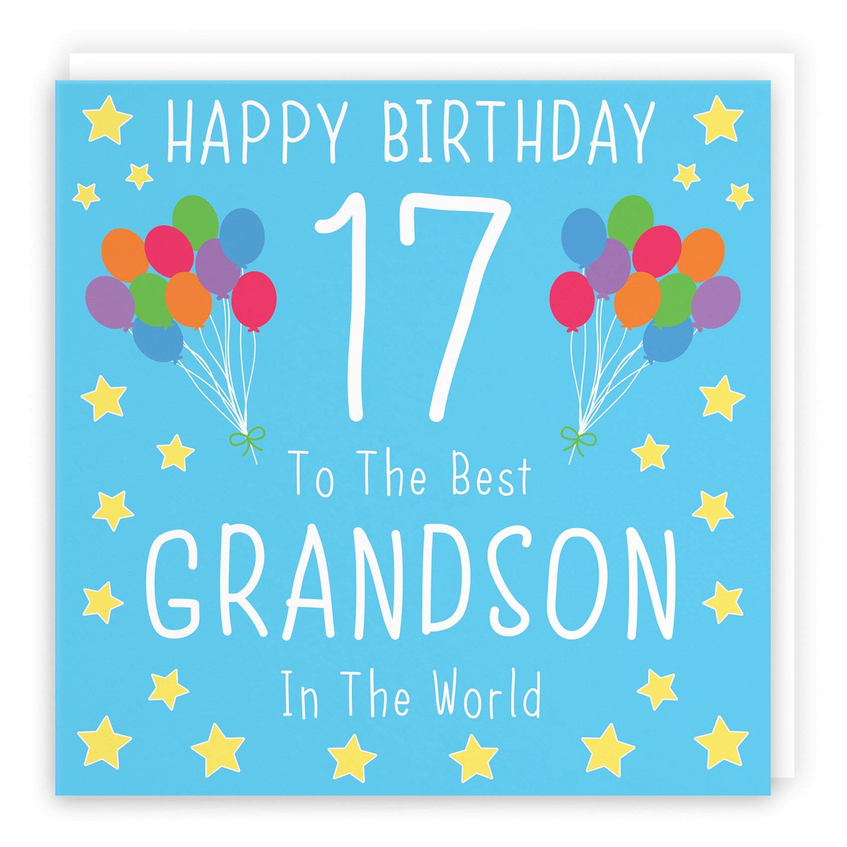 17th Grandson Birthday Card Iconic - Default Title (B08K1FCJKN)