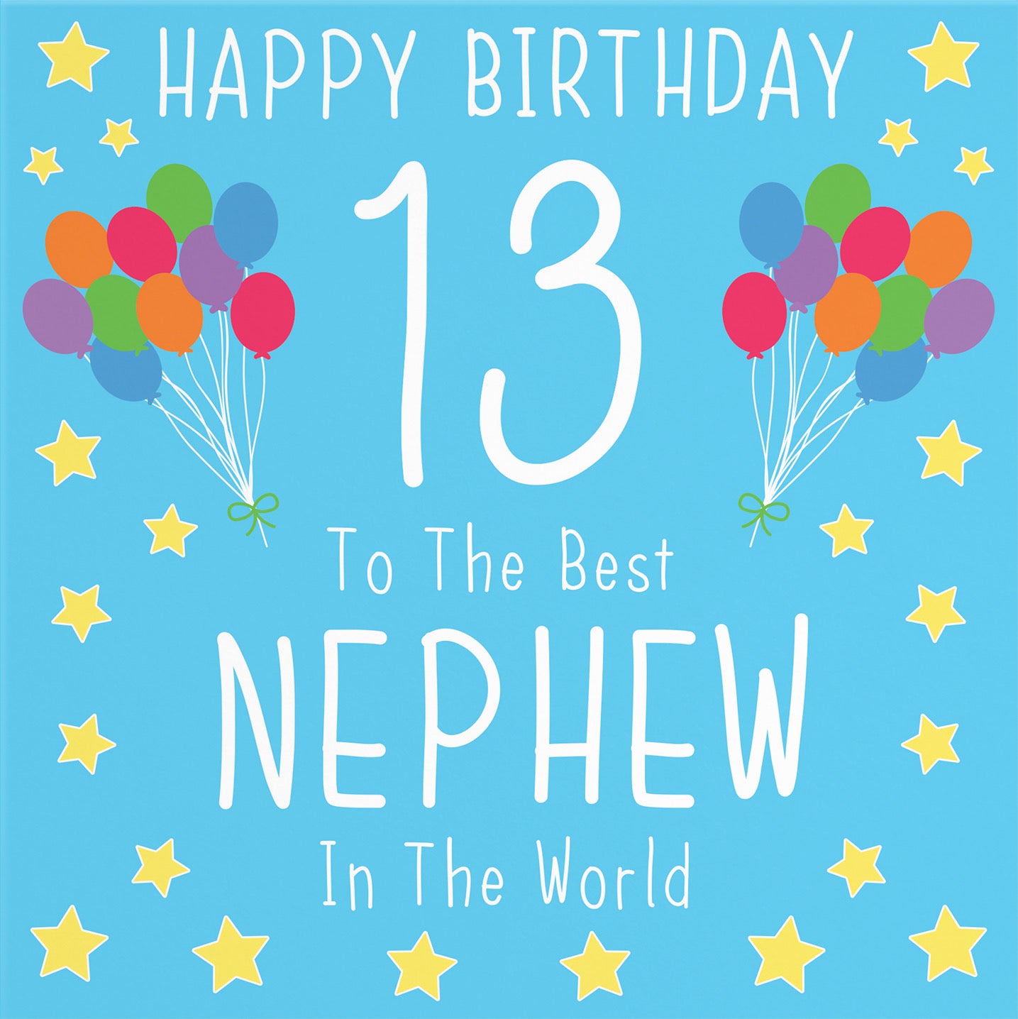 13th Nephew Birthday Card Iconic - Default Title (B08K26VG3D)