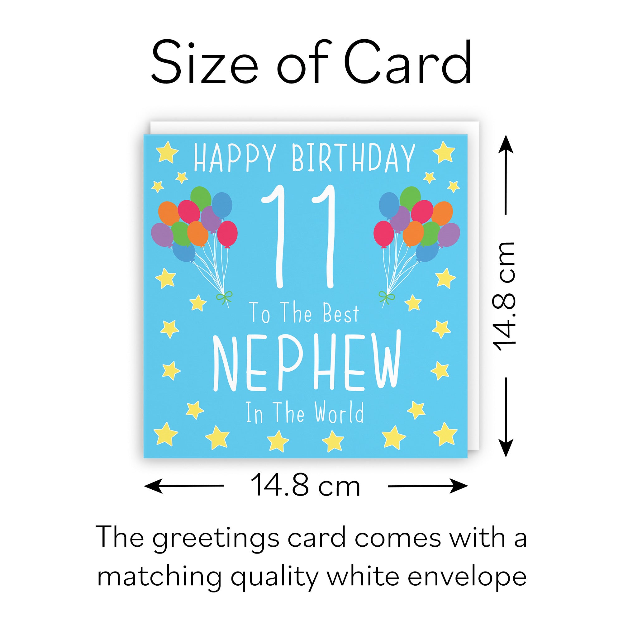 11th Nephew Birthday Card Iconic - Default Title (B08K2DMN19)