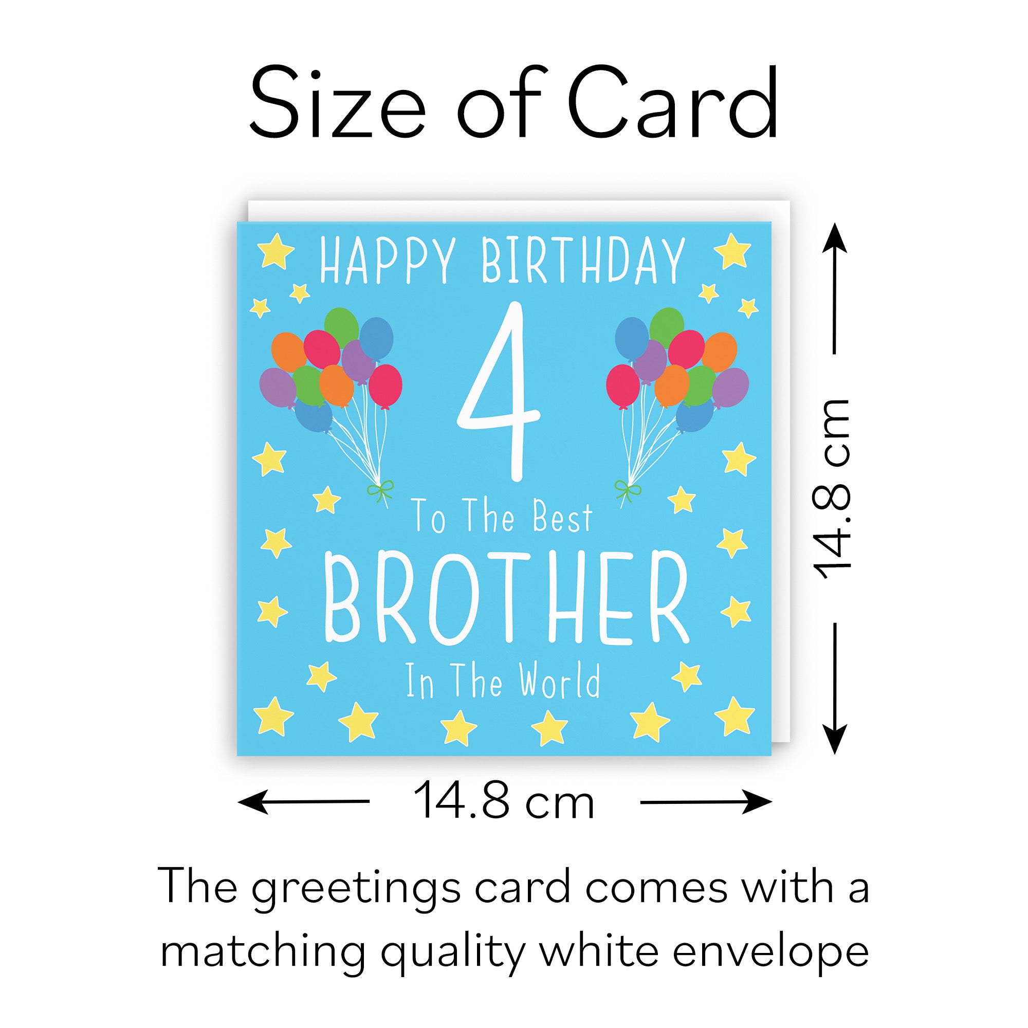 4th Brother Birthday Card Iconic - Default Title (B08K2FHP7N)