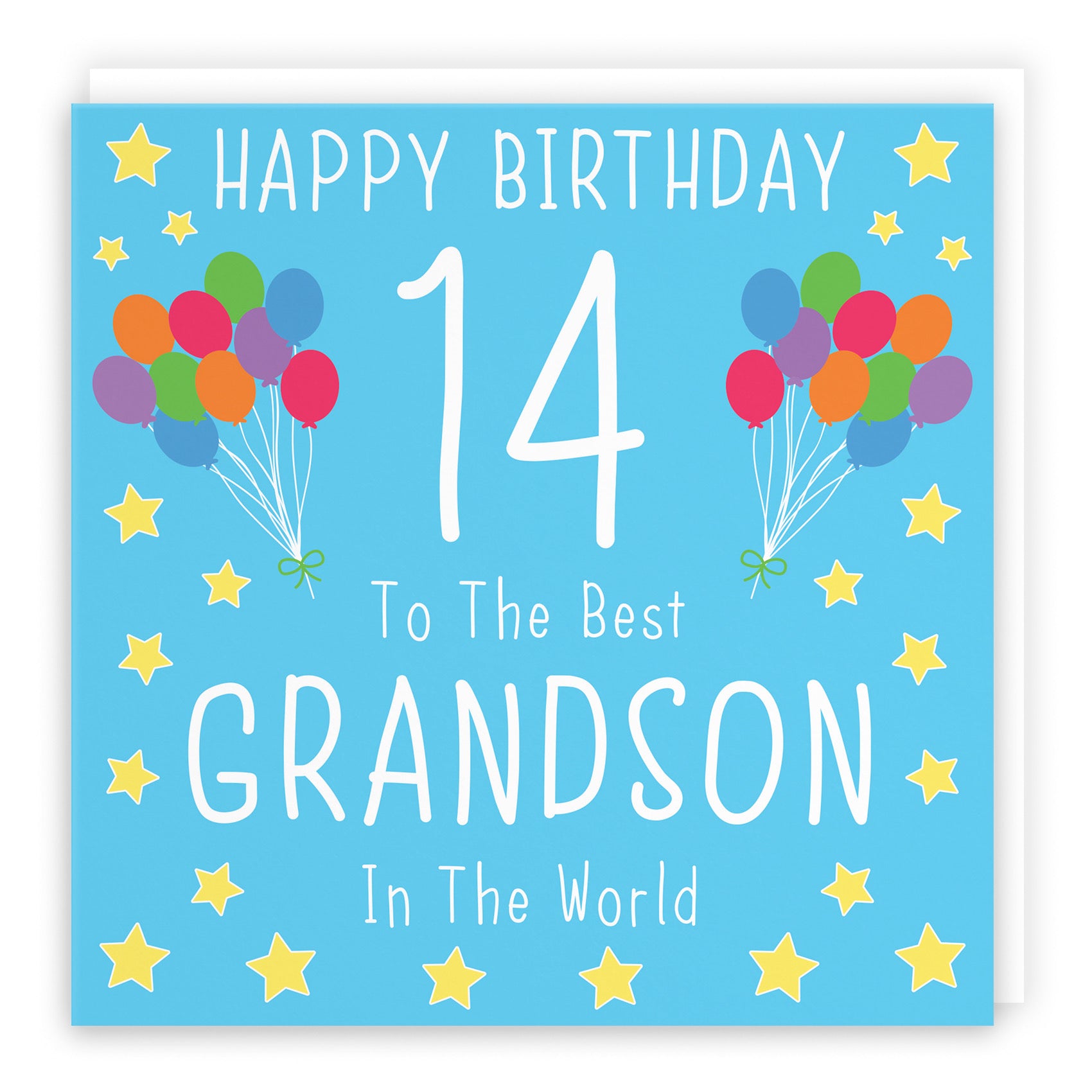 14th Grandson Birthday Card Iconic - Default Title (B08K2FJ459)