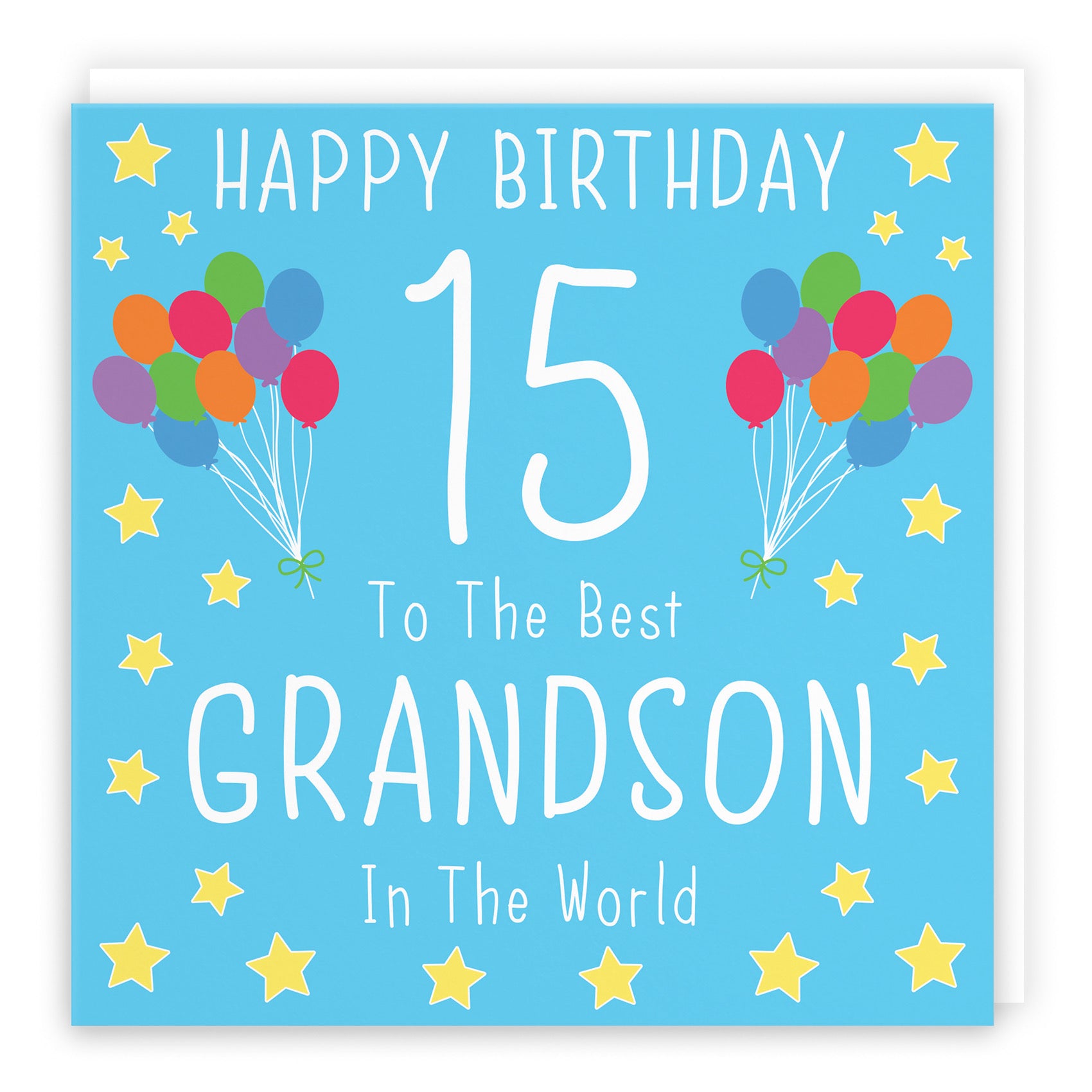 15th Grandson Birthday Card Iconic - Default Title (B08K2HQKLR)