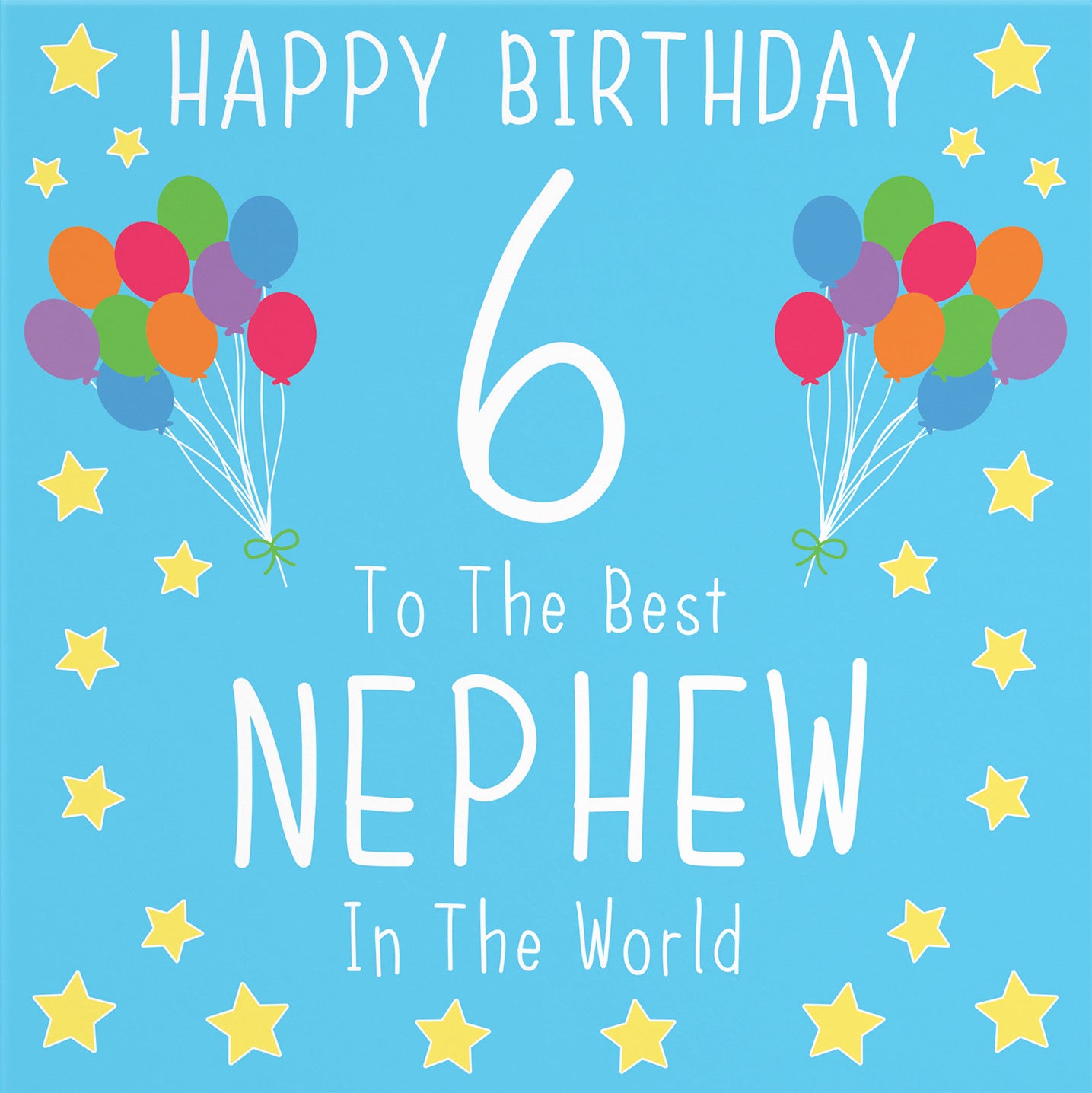 6th Nephew Birthday Card Iconic - Default Title (B08K2JW7FJ)