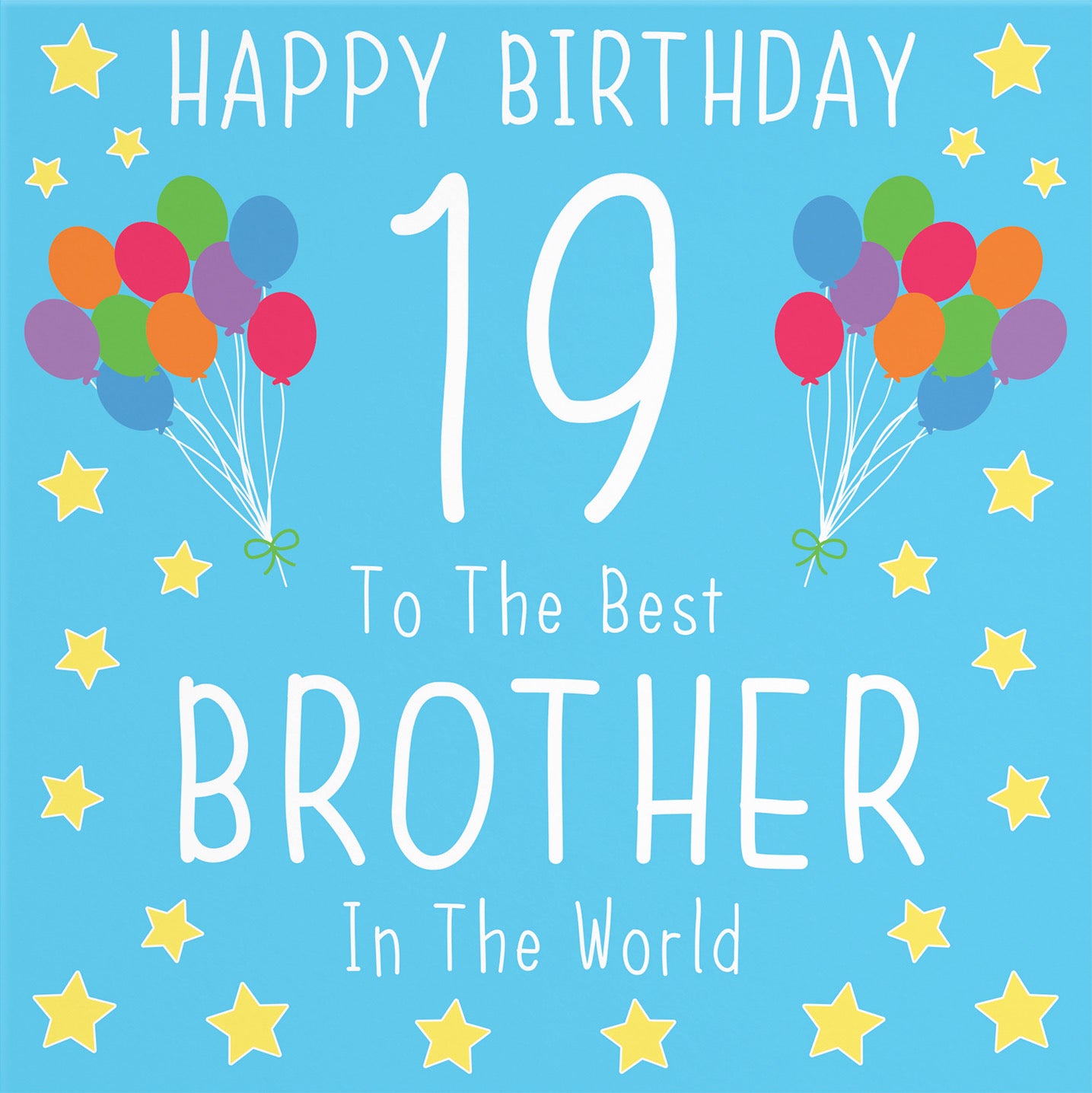 19th Brother Birthday Card Iconic - Default Title (B08K2KXQ1M)