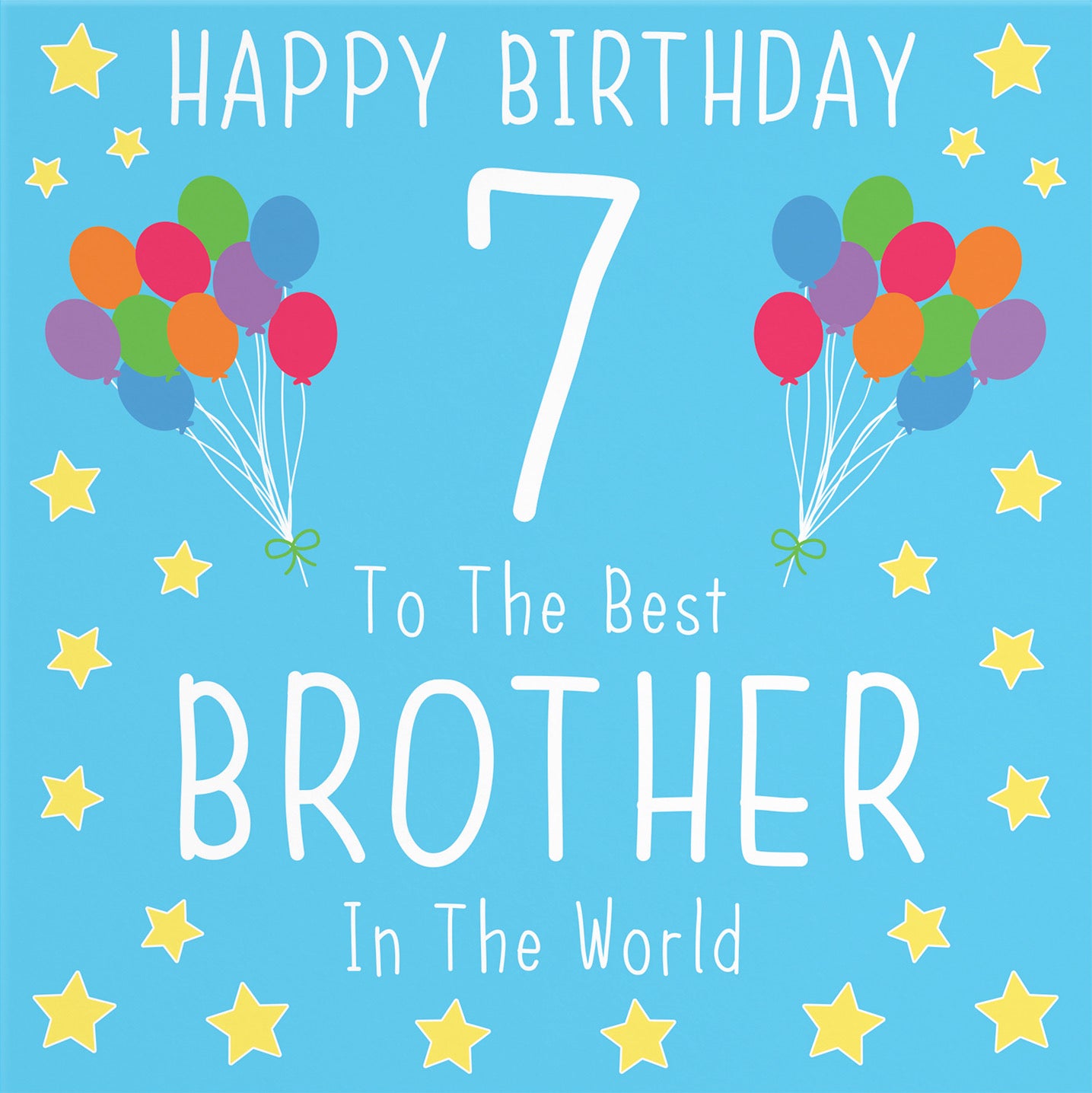 7th Brother Birthday Card Iconic - Default Title (B08K2MMJ6L)