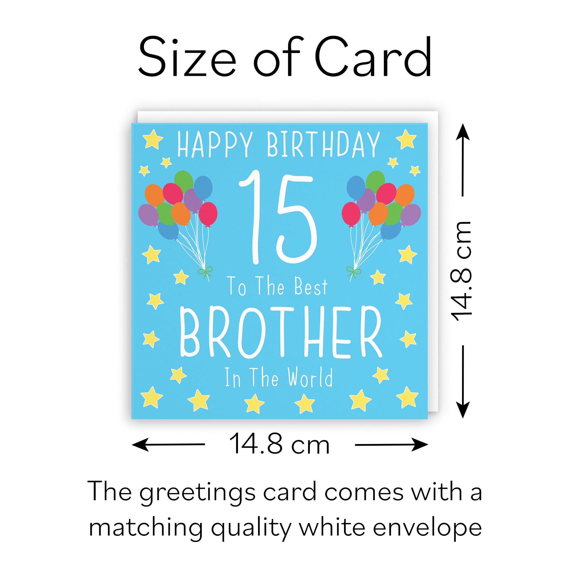 15th Brother Birthday Card Iconic - Default Title (B08K2NCH4H)