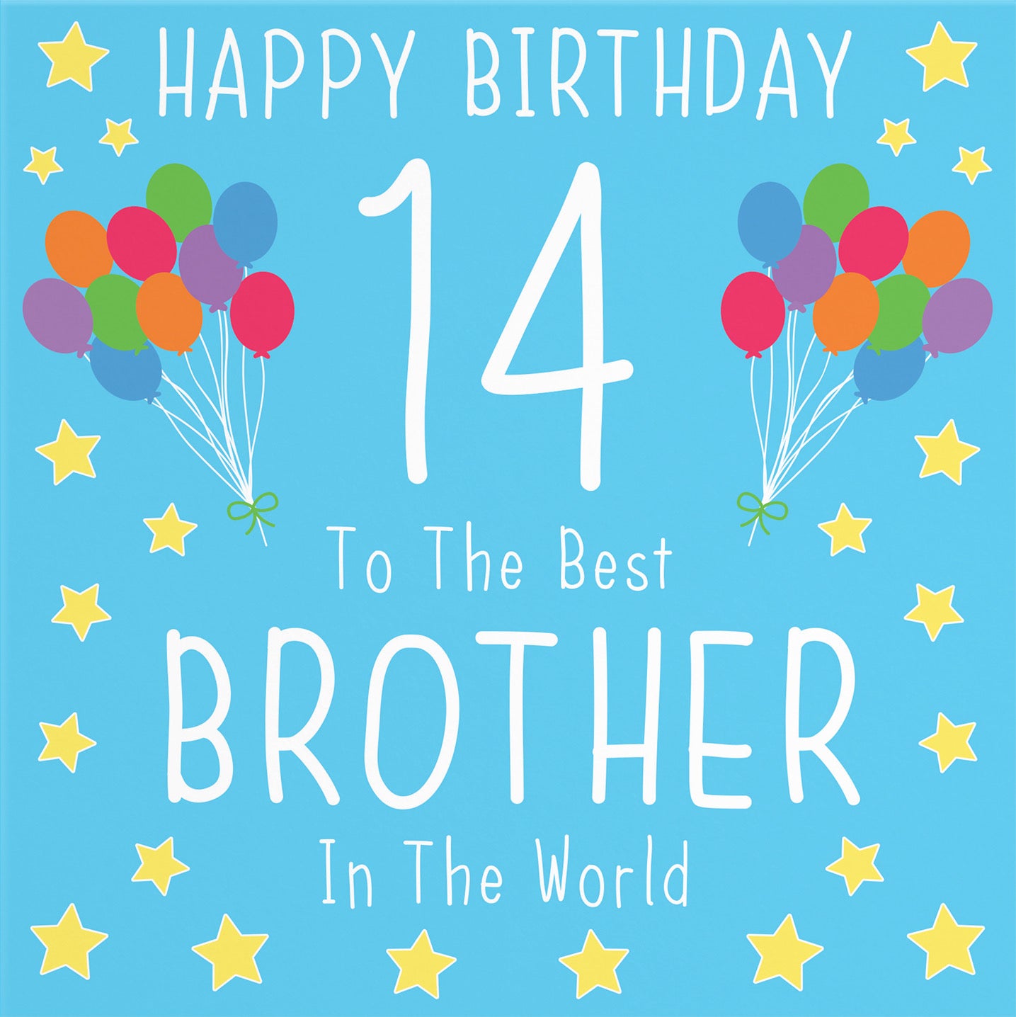 14th Brother Birthday Card Iconic - Default Title (B08K2XNMXX)