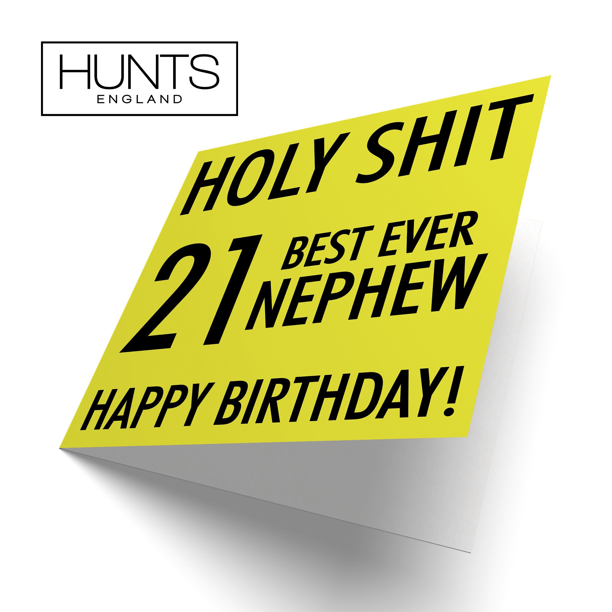 21st Nephew Birthday Card Holy Shit - Default Title (B08K3Q662Z)