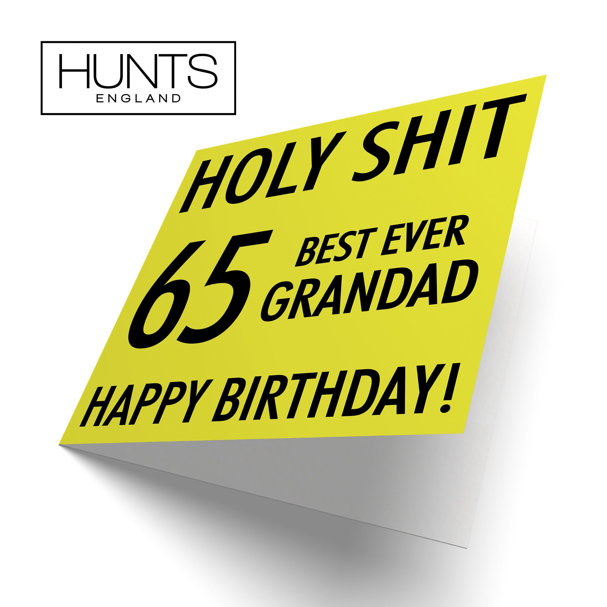 65th Grandad Birthday Card Holy Shit - Default Title (B08K3TXR97)