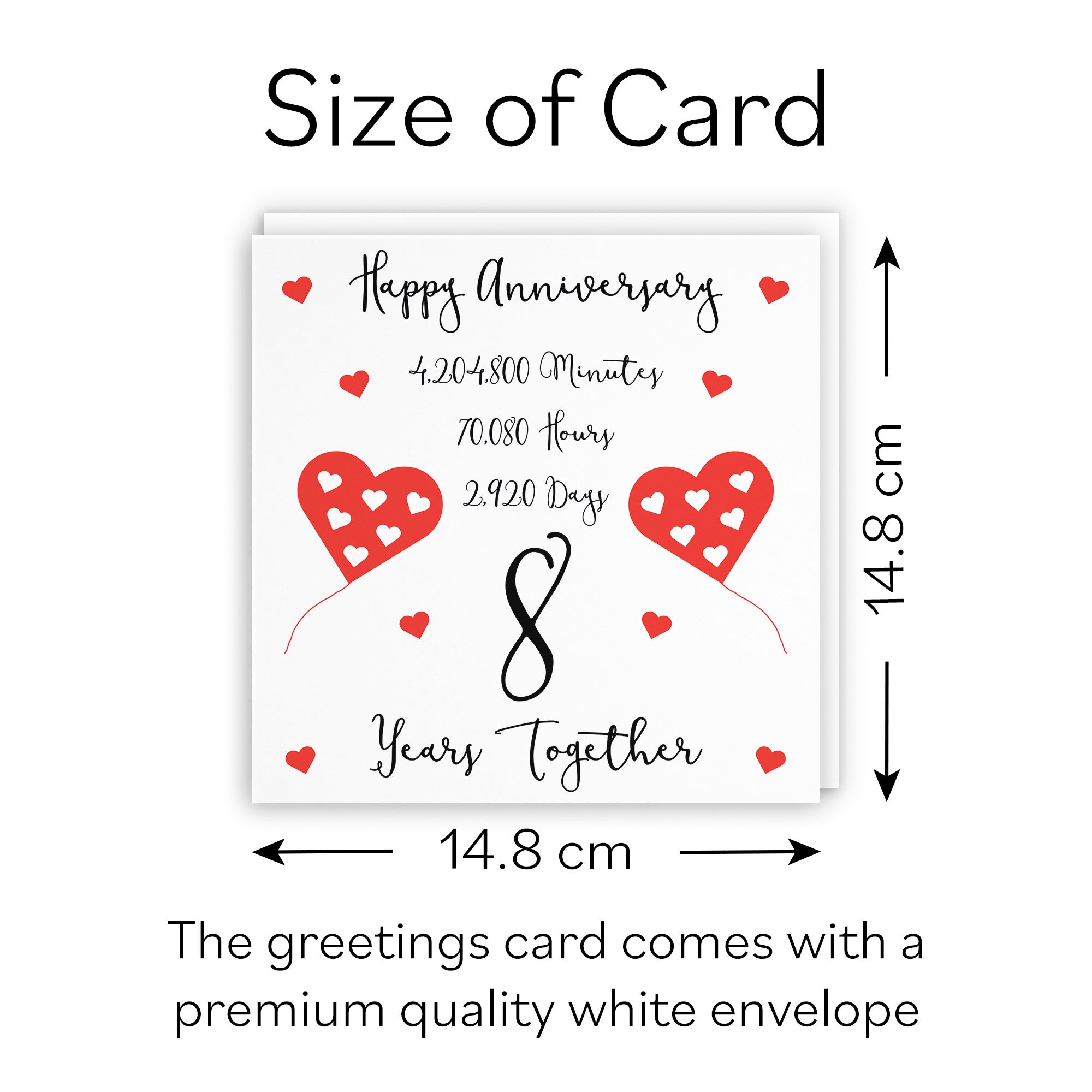 8th Anniversary Card Timeless - Default Title (B08K4RJQL8)