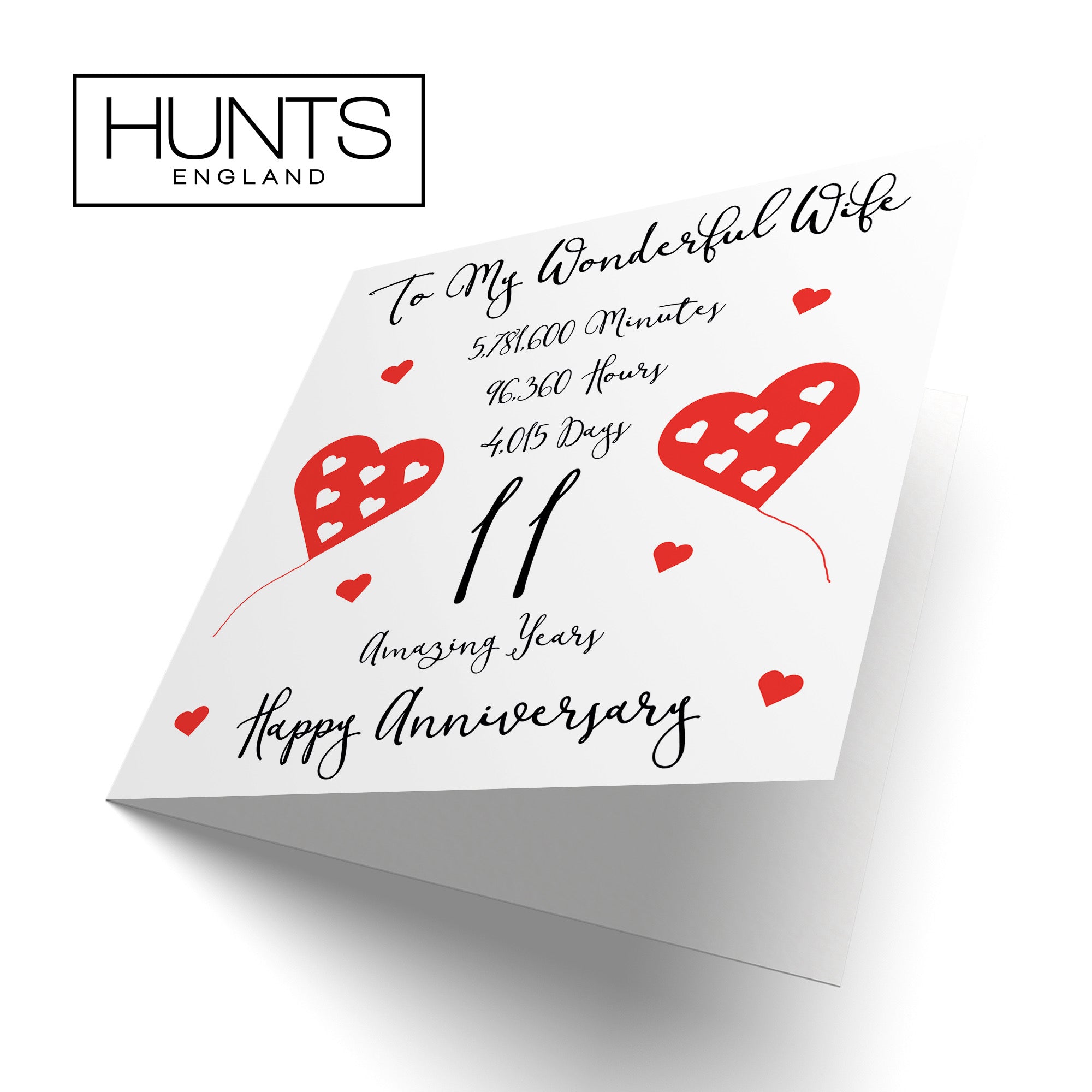 11th Wife Anniversary Card Timeless - Default Title (B08K67RD5S)