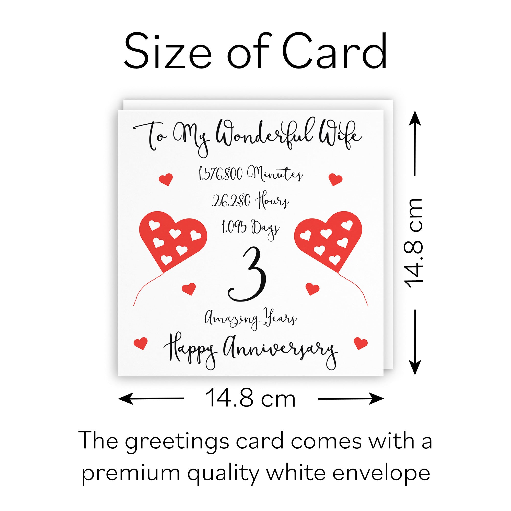 3rd Wife Anniversary Card Timeless - Default Title (B08K7JWXGH)