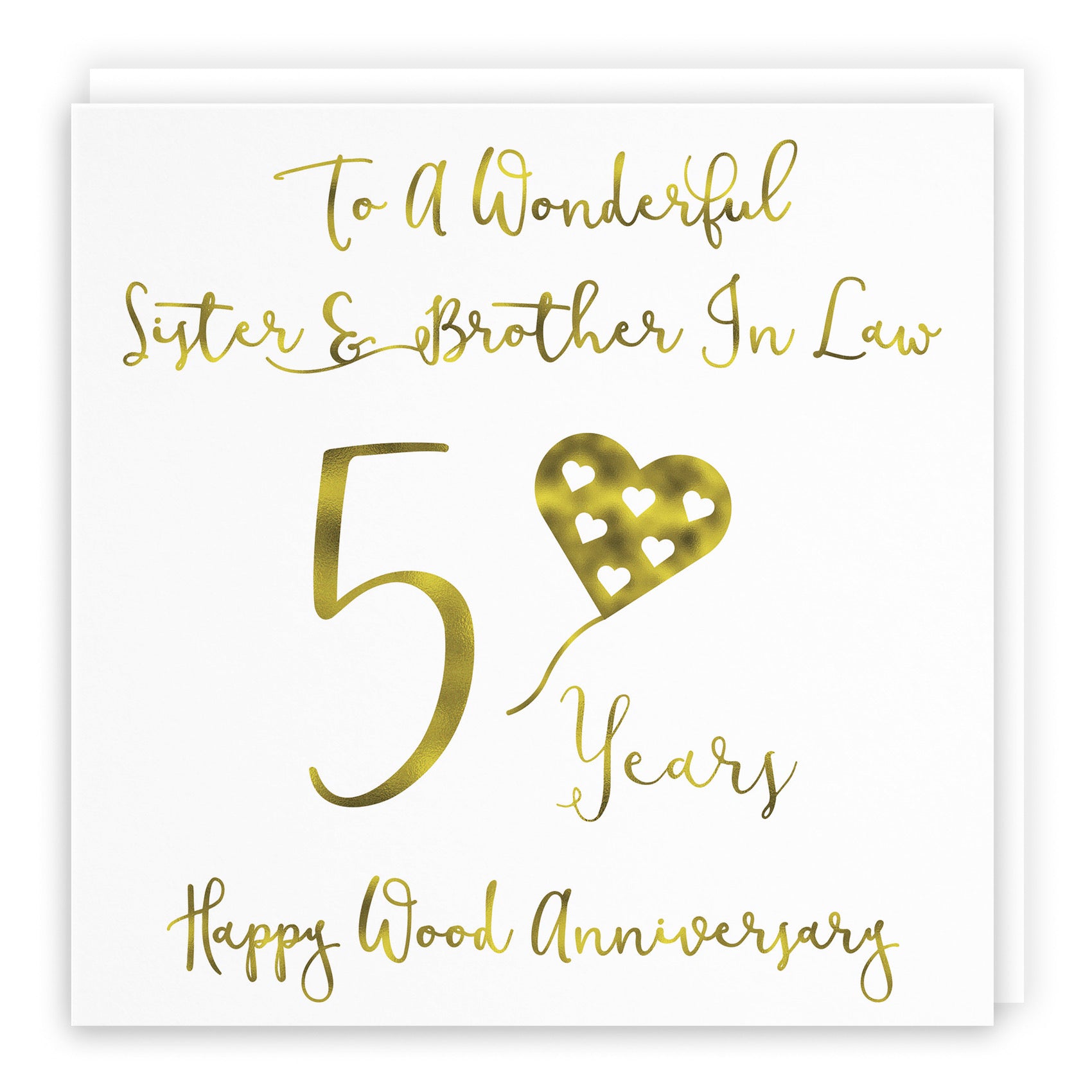 5th Sister And Brother In Law Anniversary Card Milano - Default Title (B08K85X3KD)