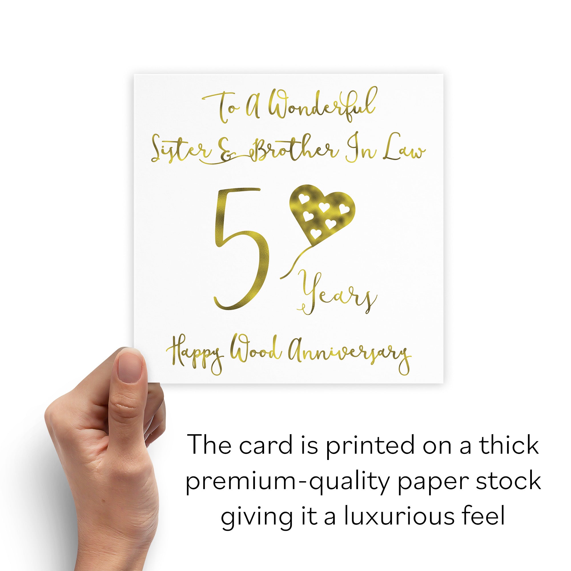 5th Sister And Brother In Law Anniversary Card Milano - Default Title (B08K85X3KD)