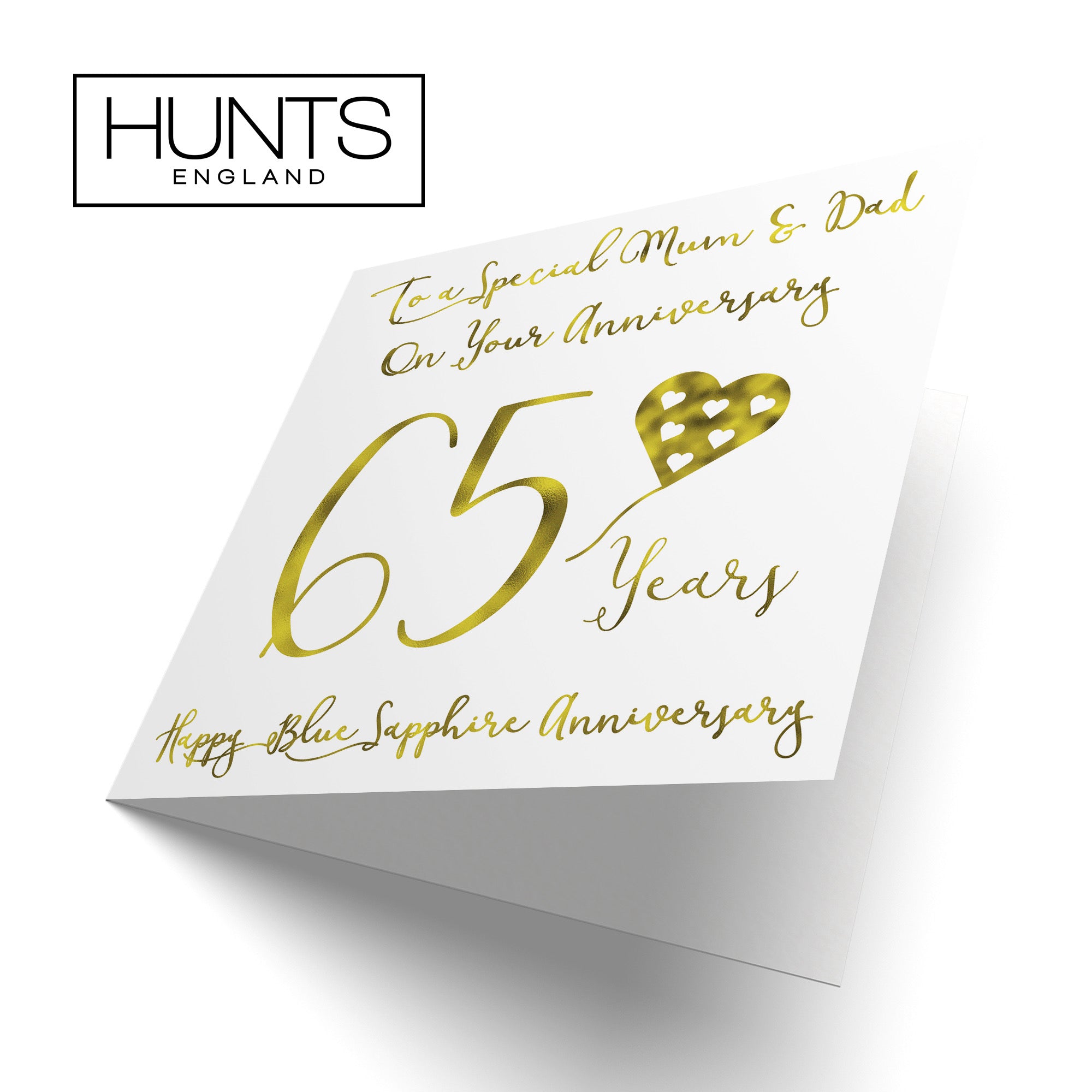 65th Mum And Dad Anniversary Card Milano - Default Title (B08K878X3X)