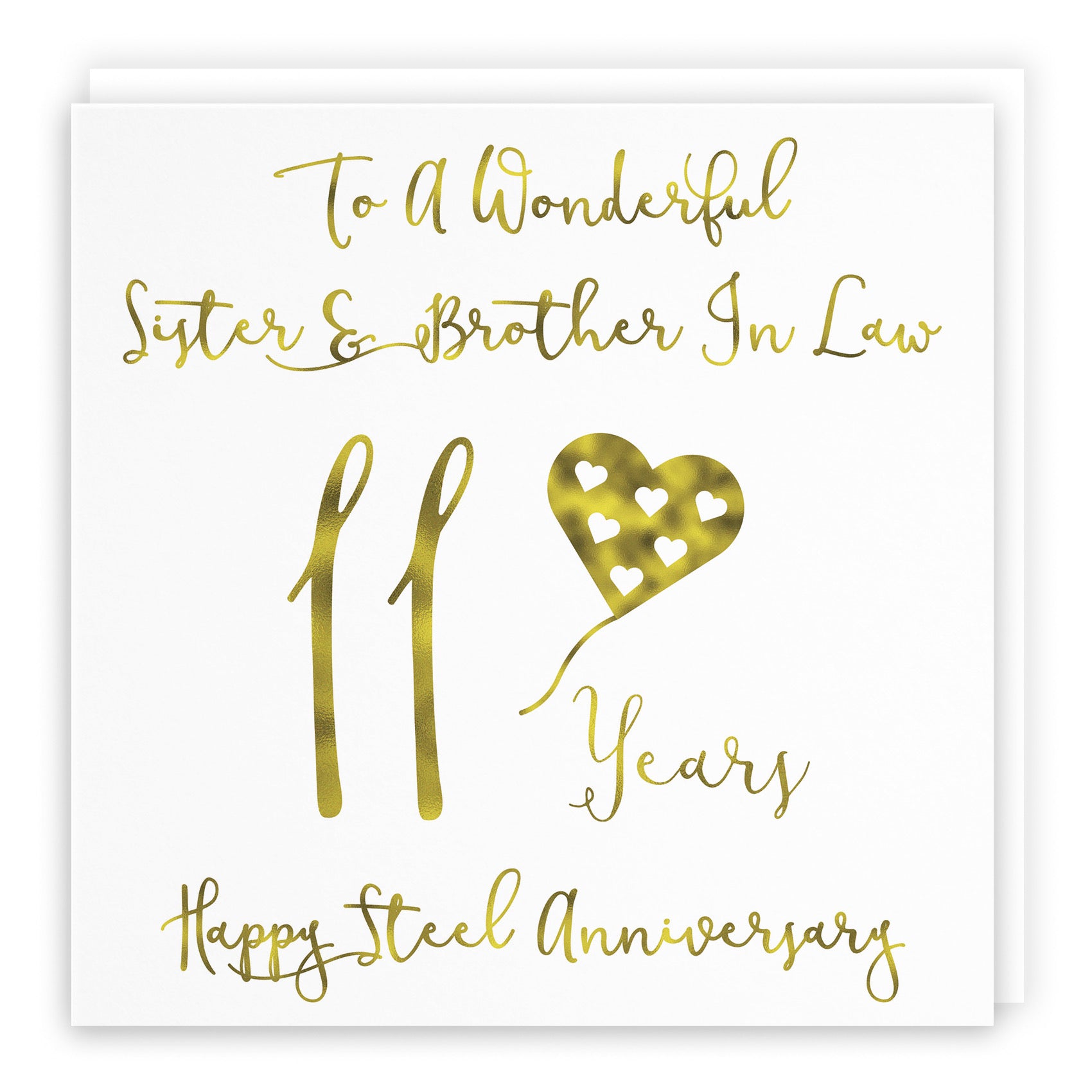 11th Sister And Brother In Law Anniversary Card Milano - Default Title (B08K953ZQL)