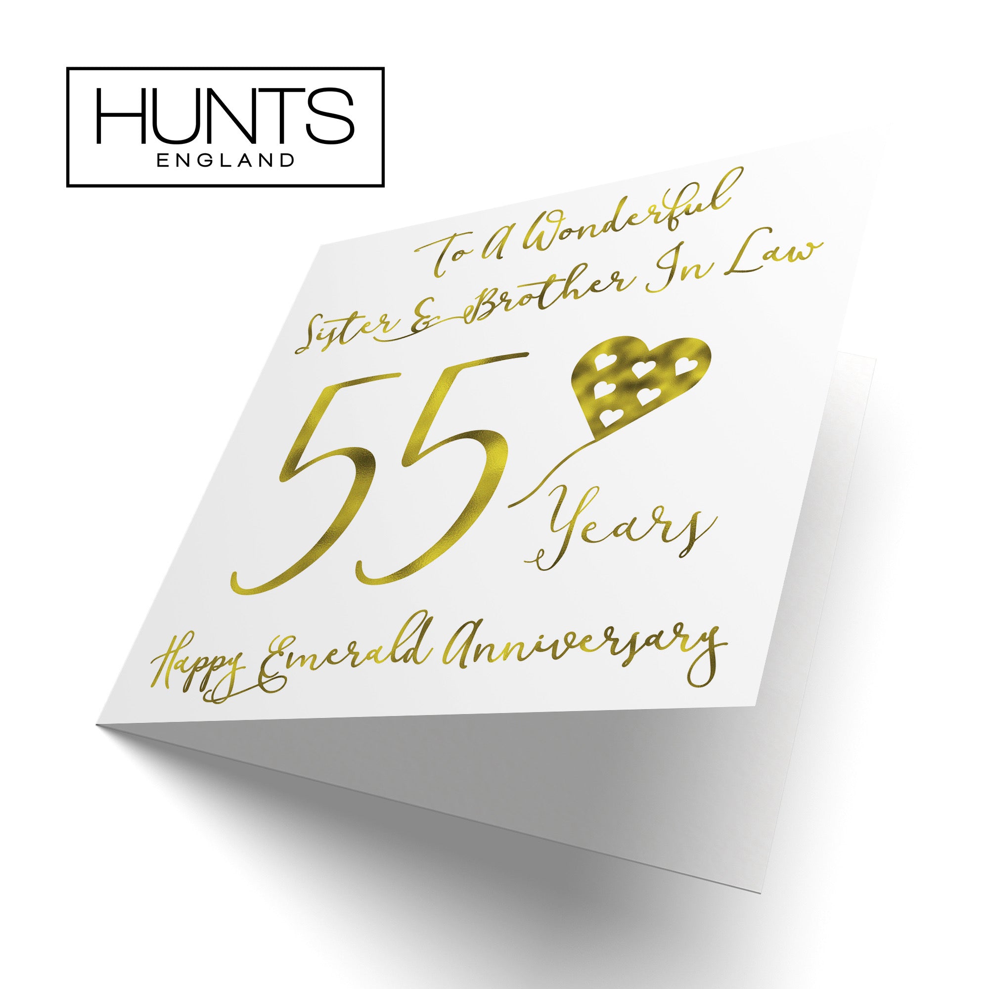 55th Sister And Brother In Law Anniversary Card Milano - Default Title (B08K966B4W)