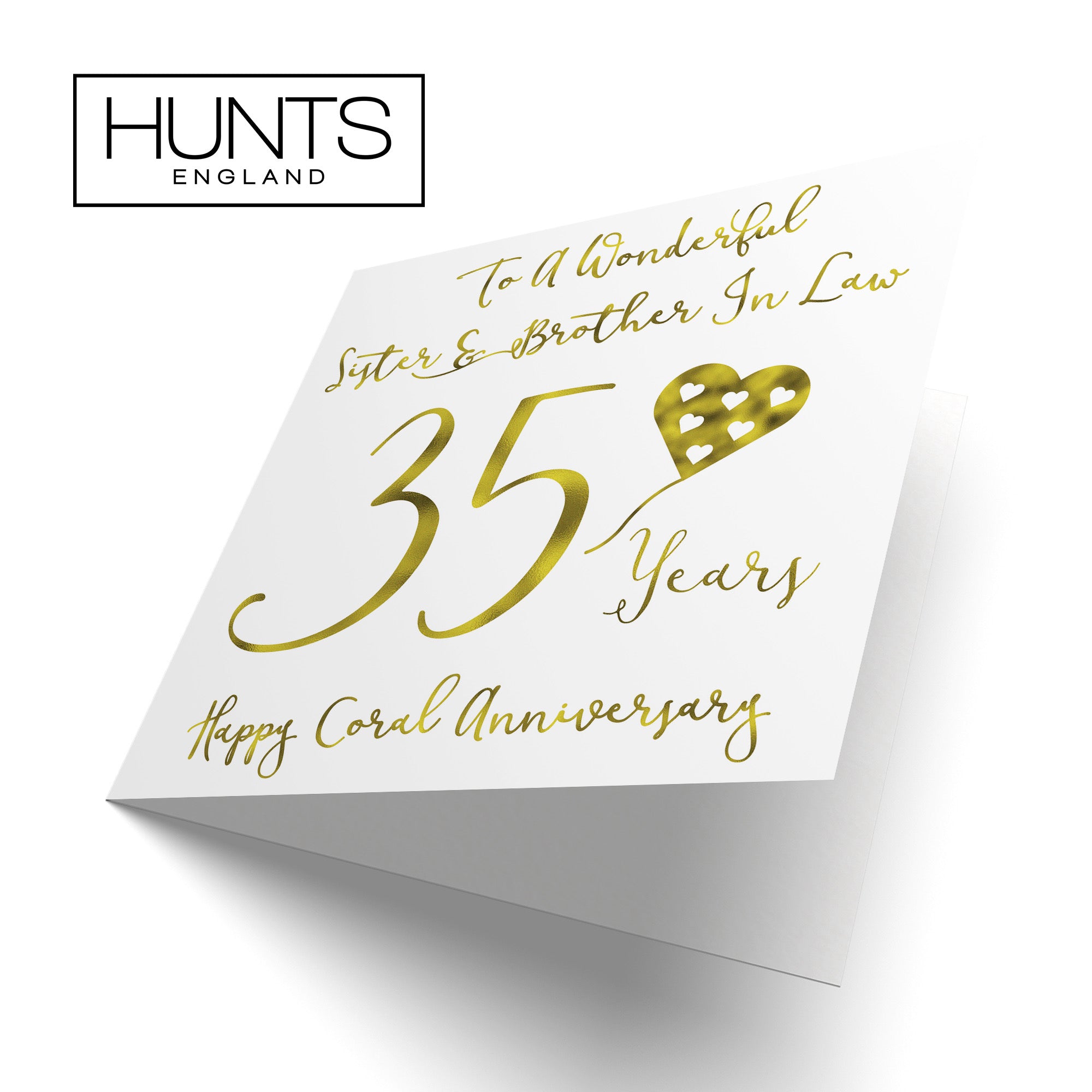 35th Sister And Brother In Law Anniversary Card Milano - Default Title (B08K972J4X)