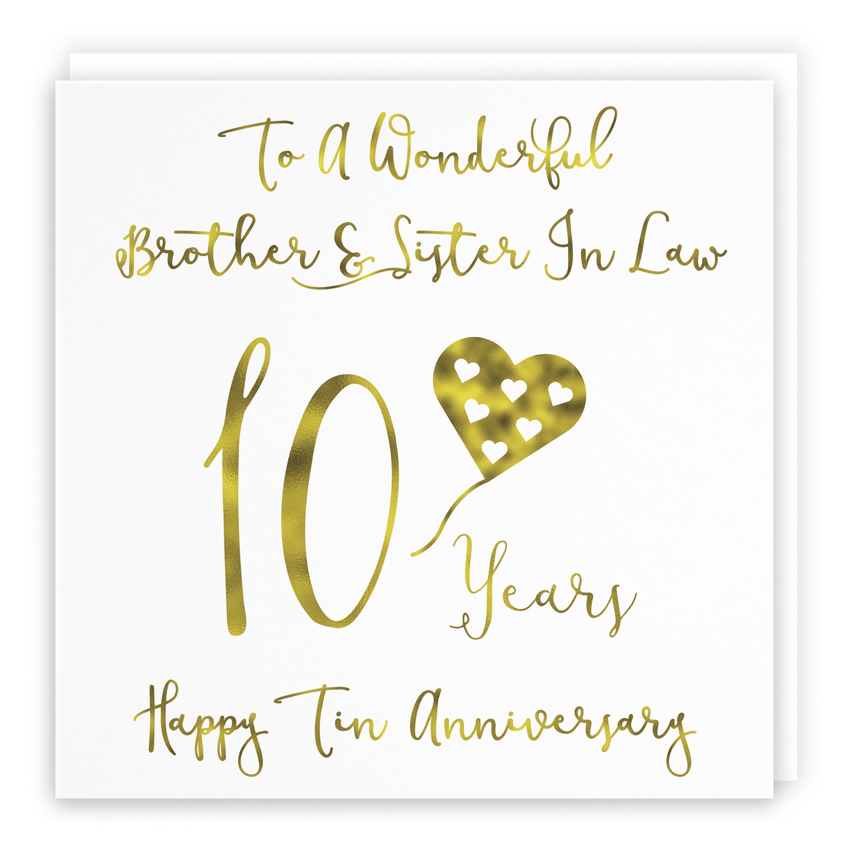 10th Brother And Sister In Law Anniversary Card Milano - Default Title (B08K99WFM9)