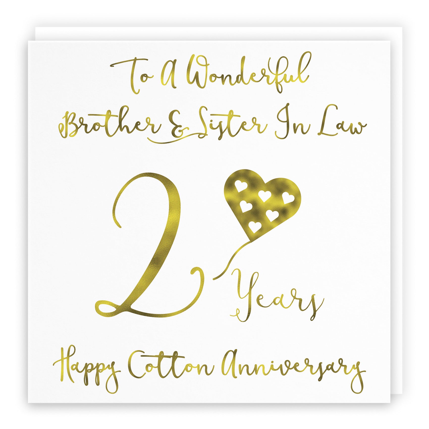 2nd Brother And Sister In Law Anniversary Card Milano - Default Title (B08K9BFMWV)