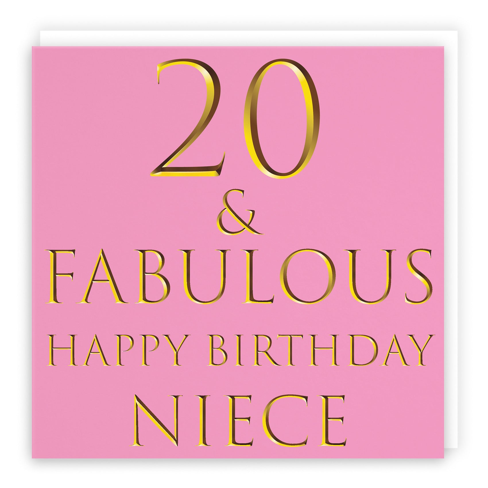 20th Niece Birthday Card Still Totally Fabulous - Default Title (B08KY6XJP7)