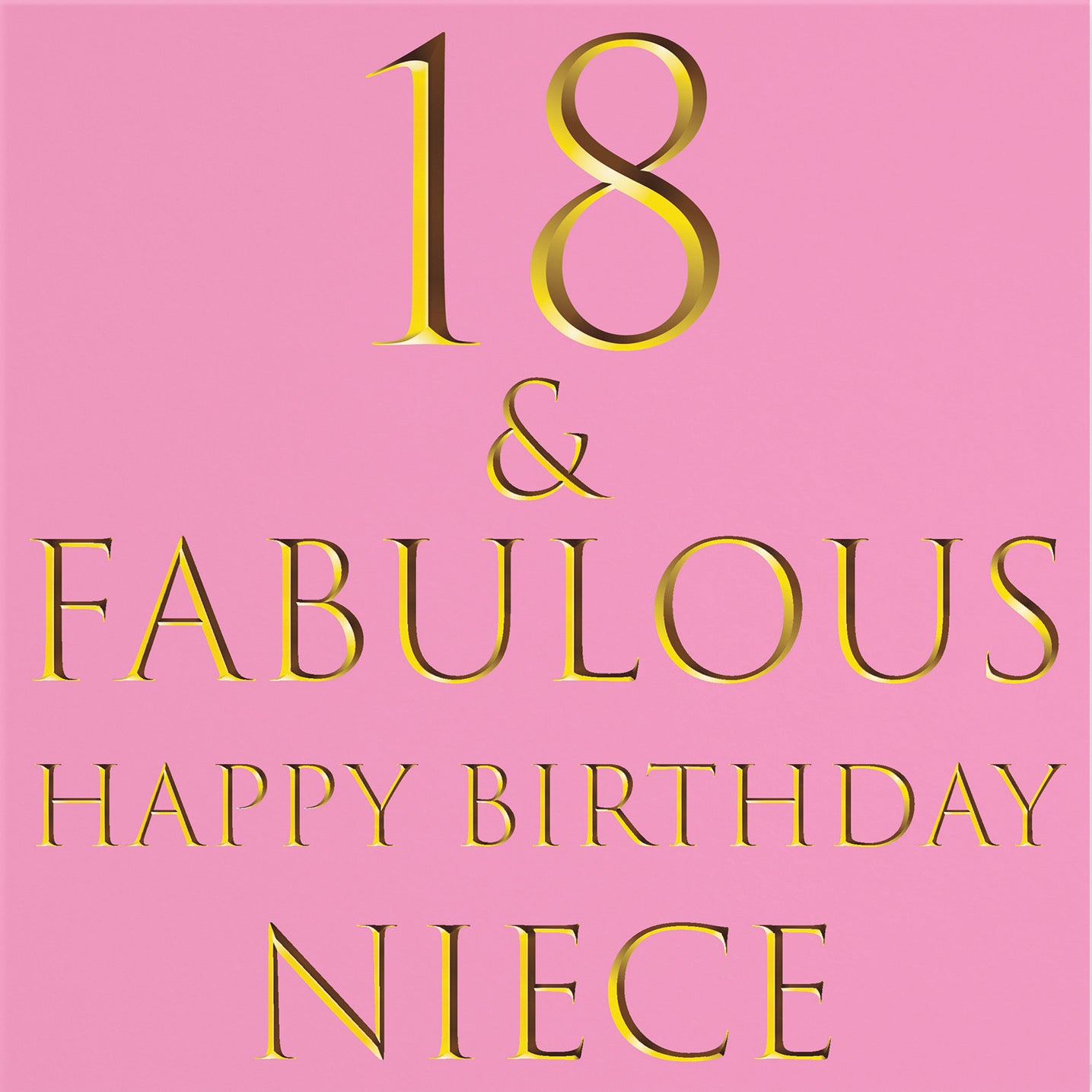 18th Niece Birthday Card Still Totally Fabulous - Default Title (B08KY7CVZX)