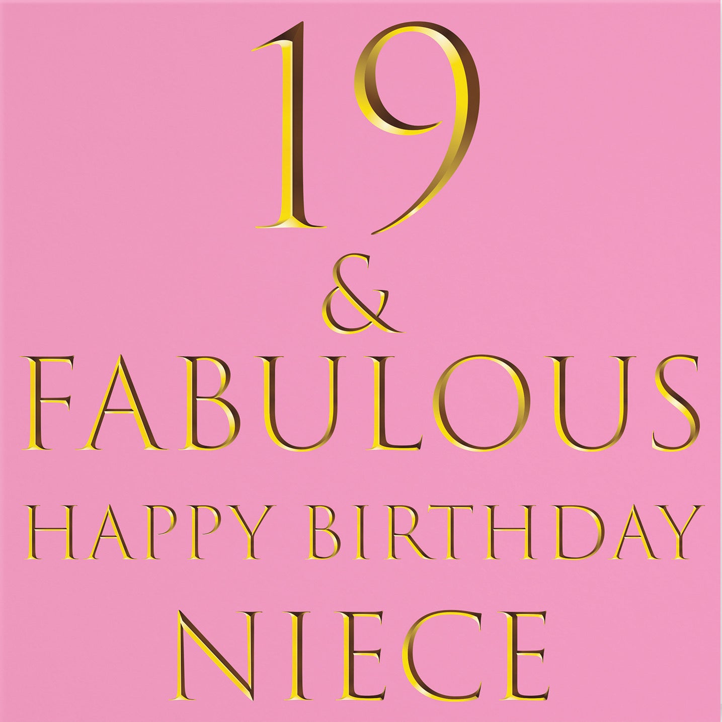 19th Niece Birthday Card Still Totally Fabulous - Default Title (B08KY9FXJX)