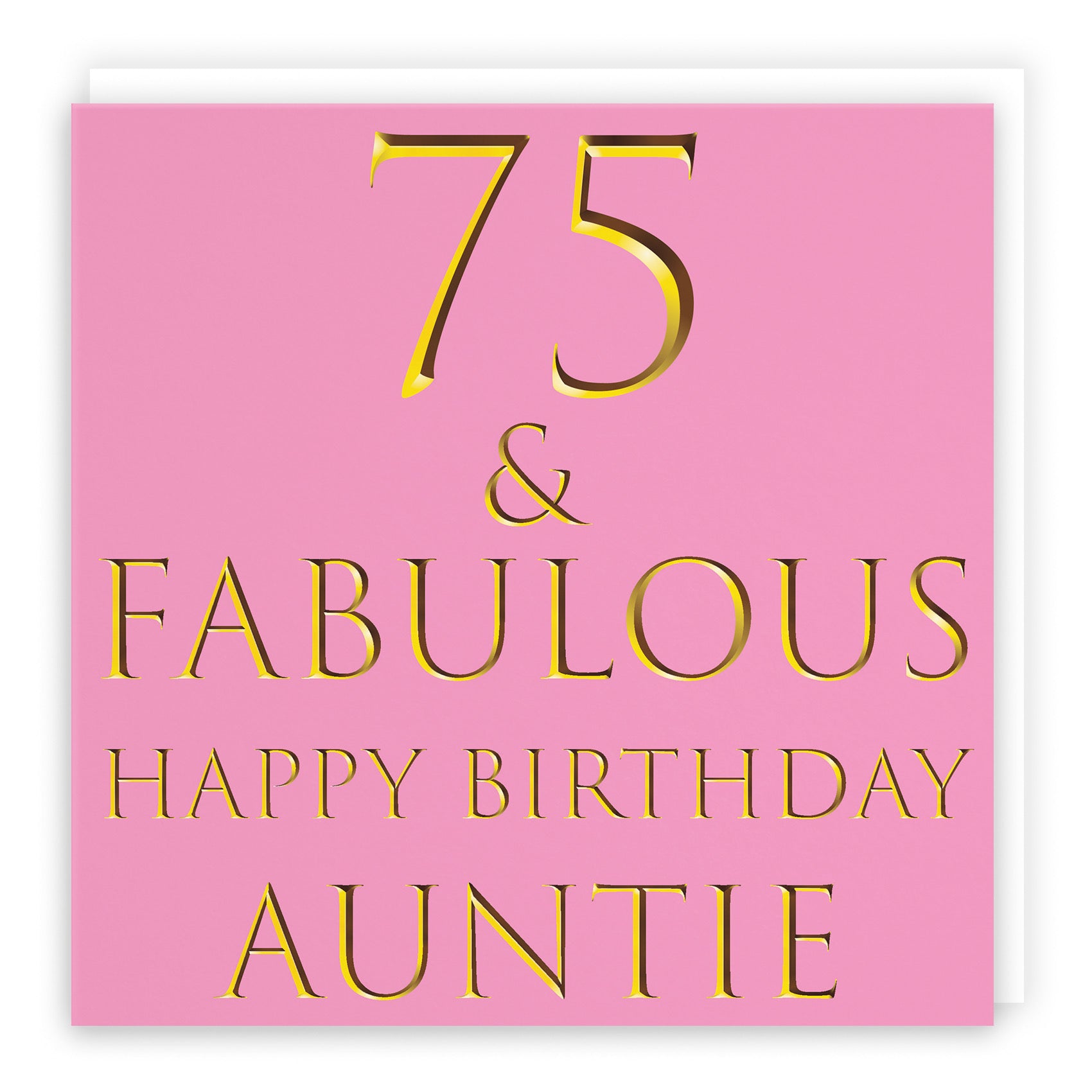 75th Auntie Birthday Card Still Totally Fabulous - Default Title (B08L1D82KS)