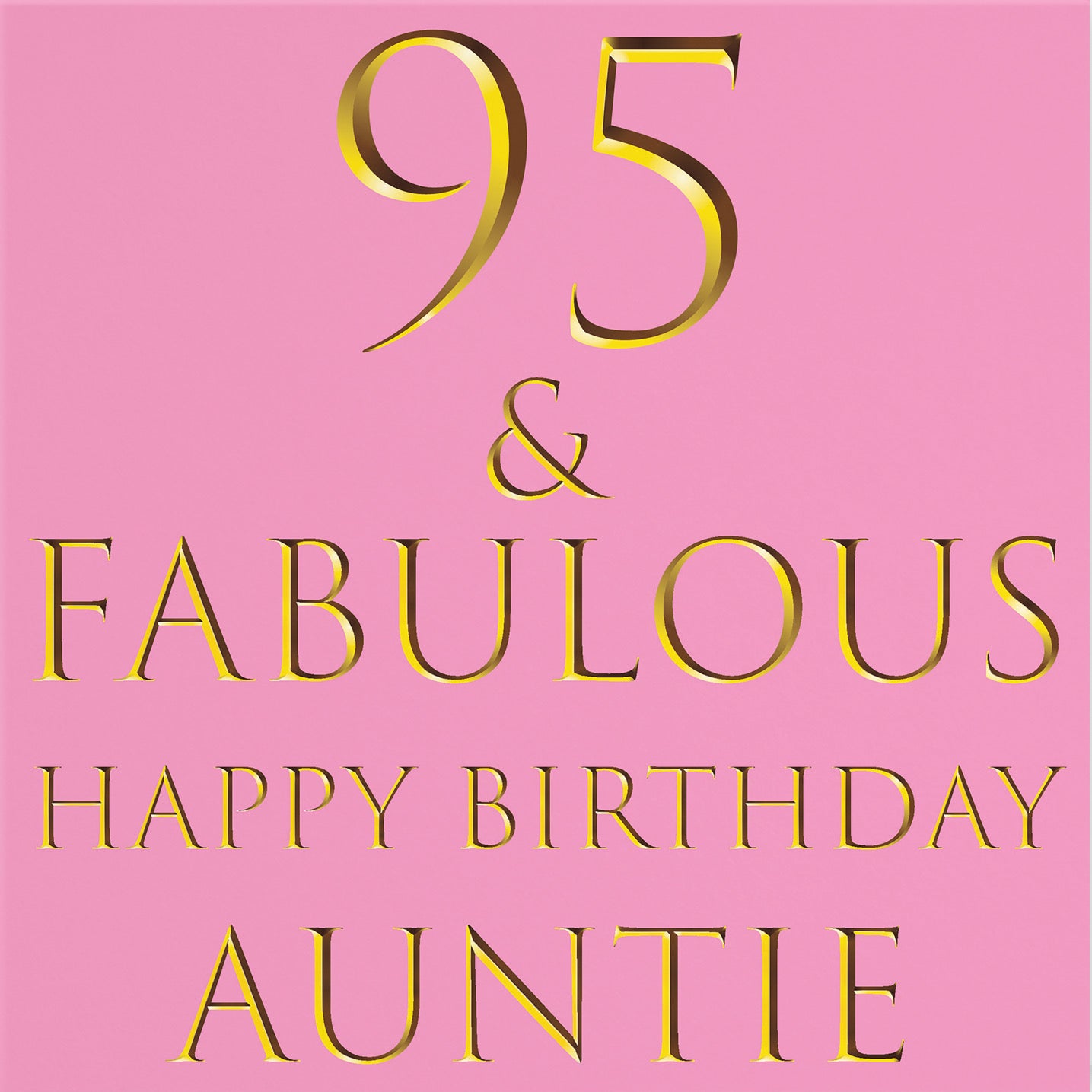 95th Auntie Birthday Card Still Totally Fabulous - Default Title (B08L1F5877)