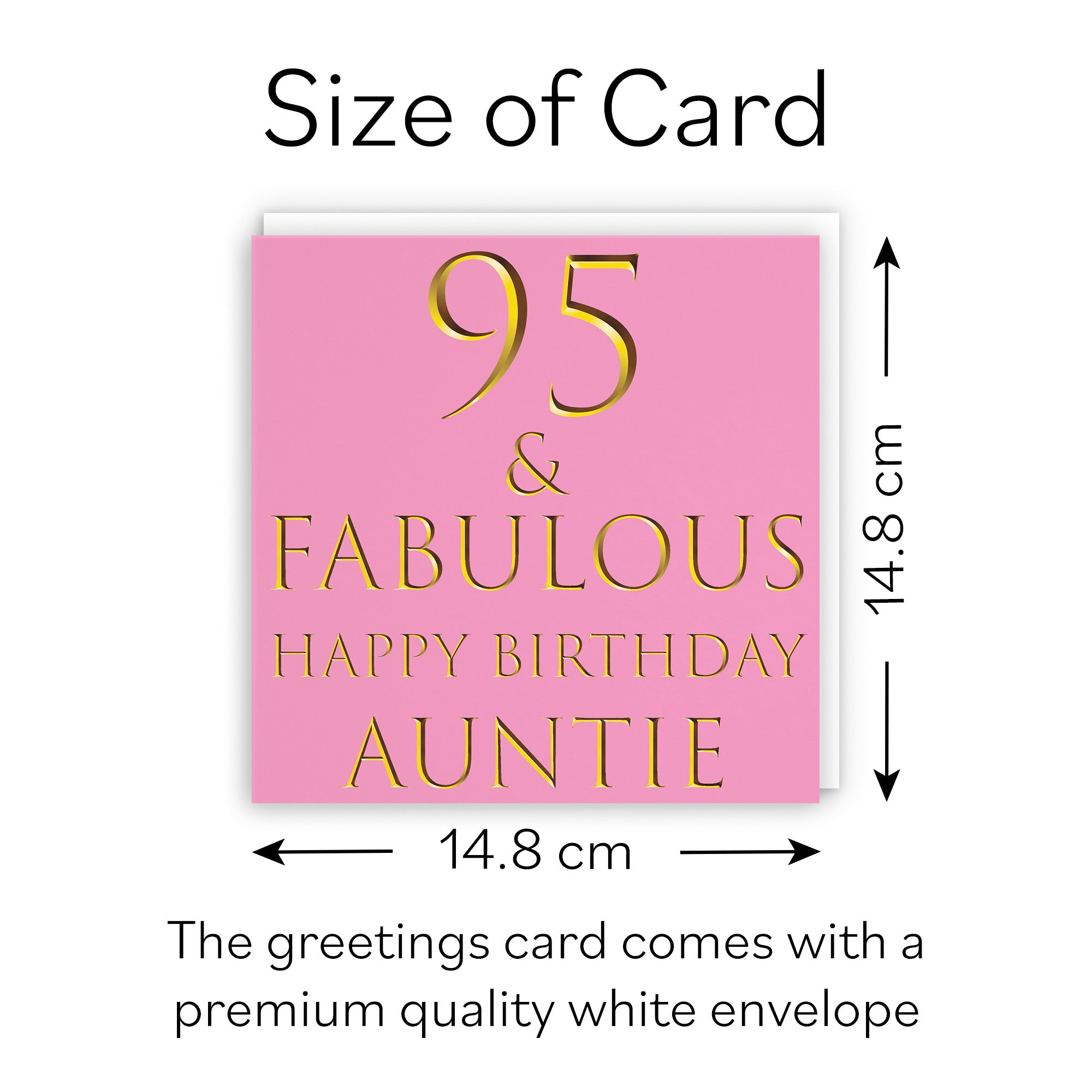 95th Auntie Birthday Card Still Totally Fabulous - Default Title (B08L1F5877)