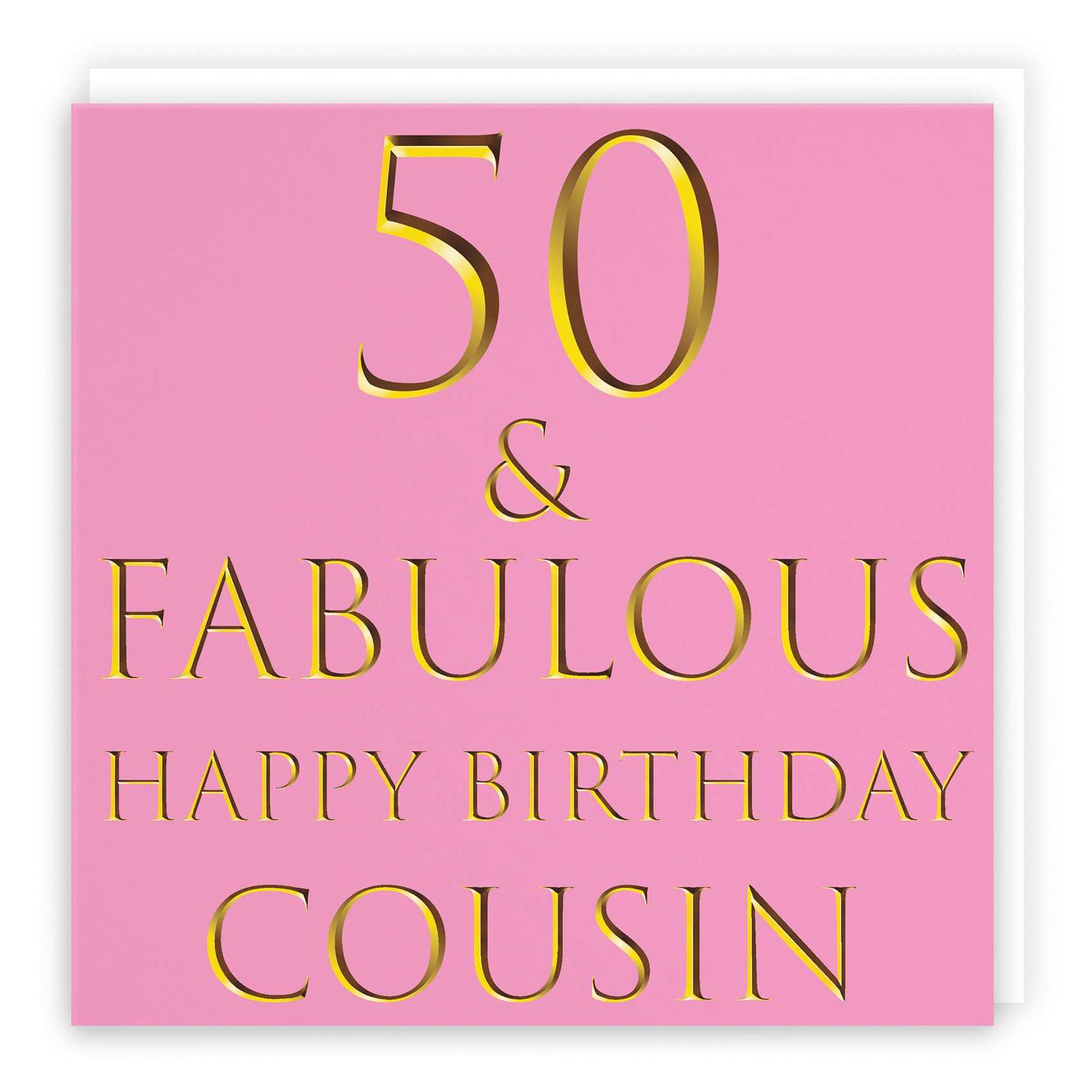 50th Cousin Birthday Card Still Totally Fabulous - Default Title (B08L1GBHZC)