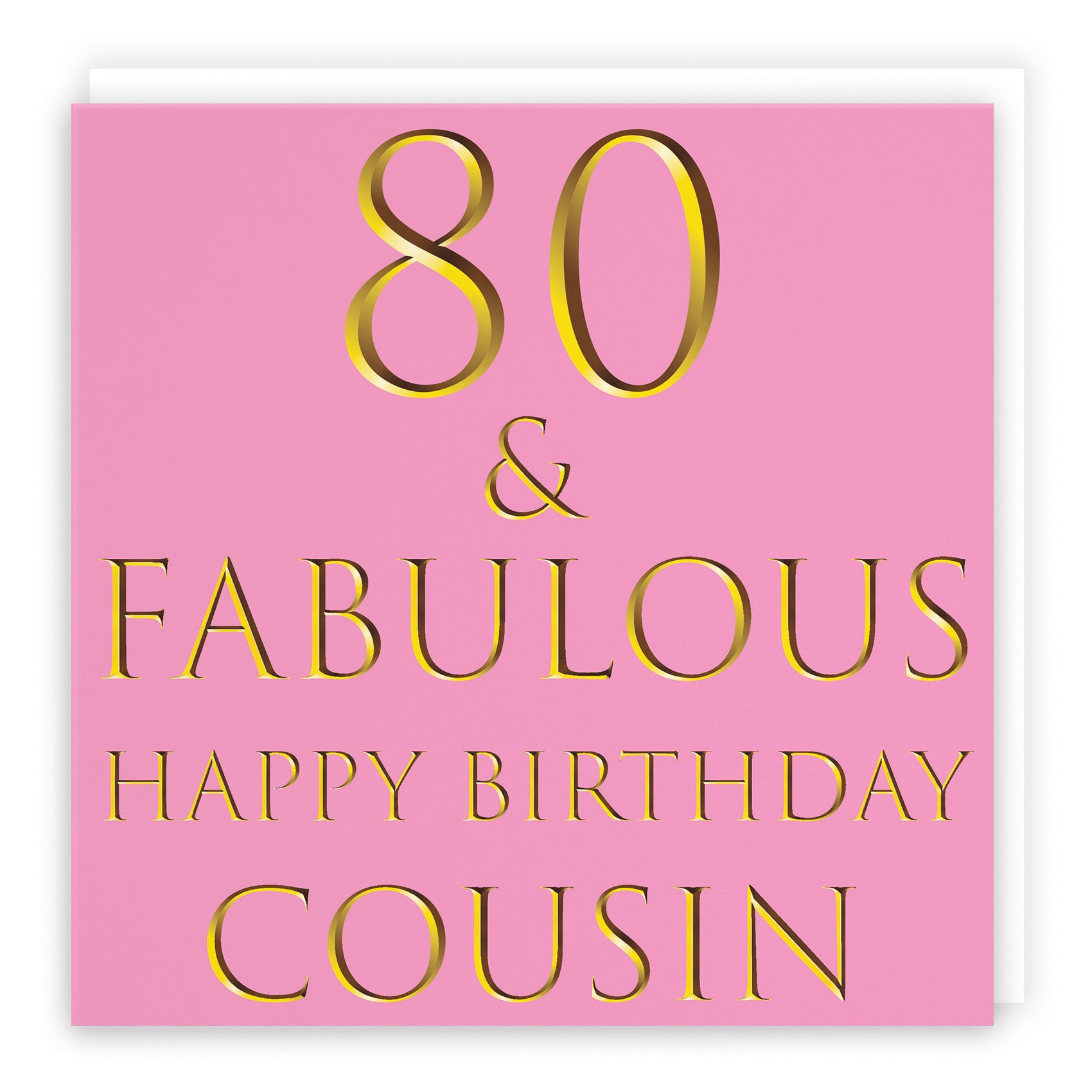 80th Cousin Birthday Card Still Totally Fabulous - Default Title (B08L1GK2V3)