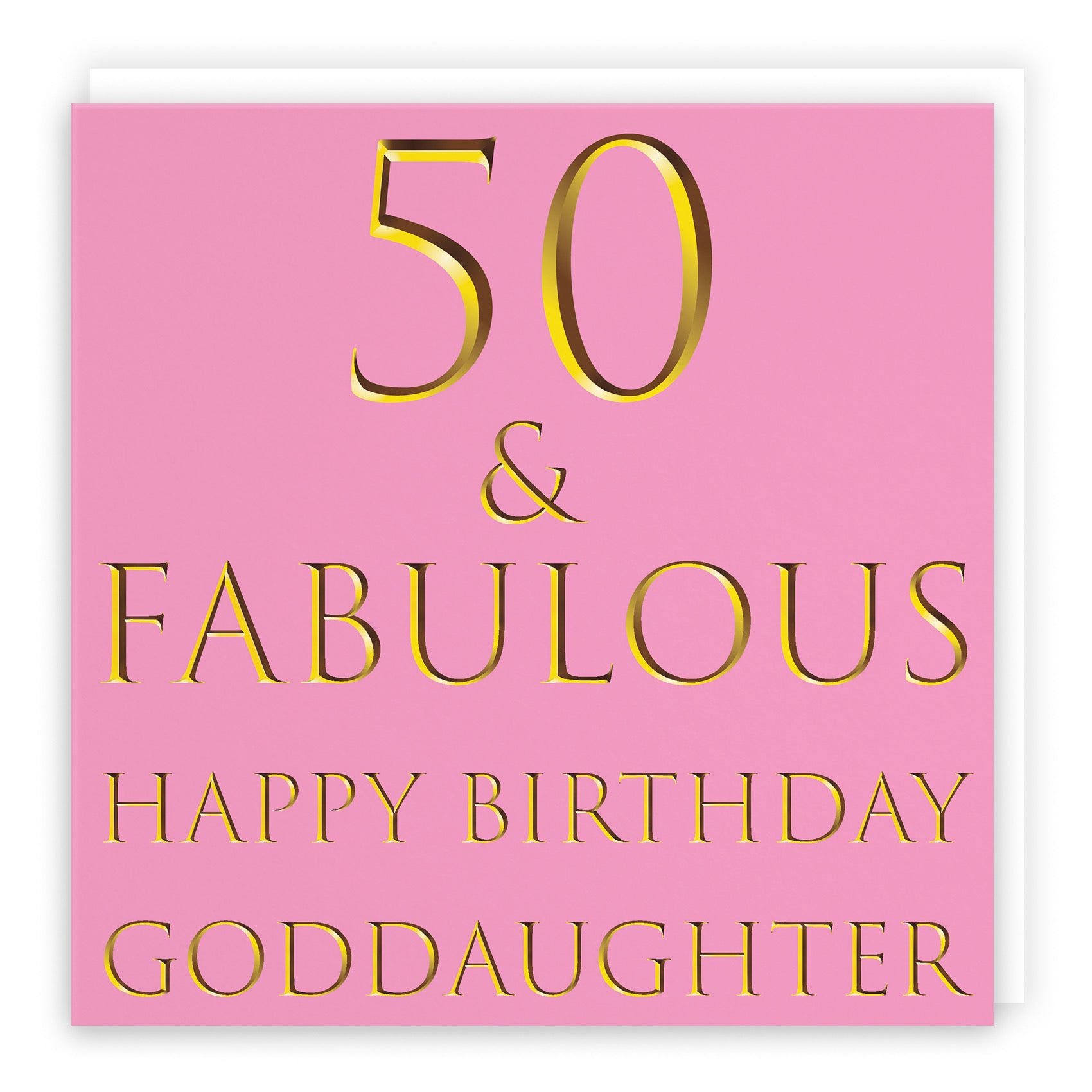 50th Goddaughter Birthday Card Still Totally Fabulous - Default Title (B08L23TVZ4)