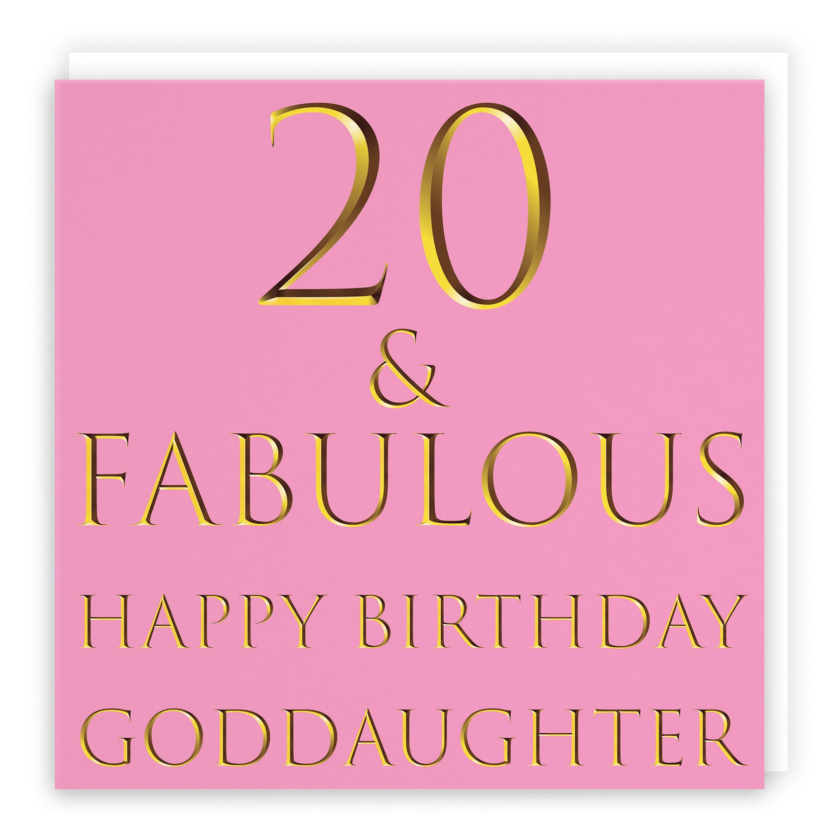 20th Goddaughter Birthday Card Still Totally Fabulous - Default Title (B08L245WHG)