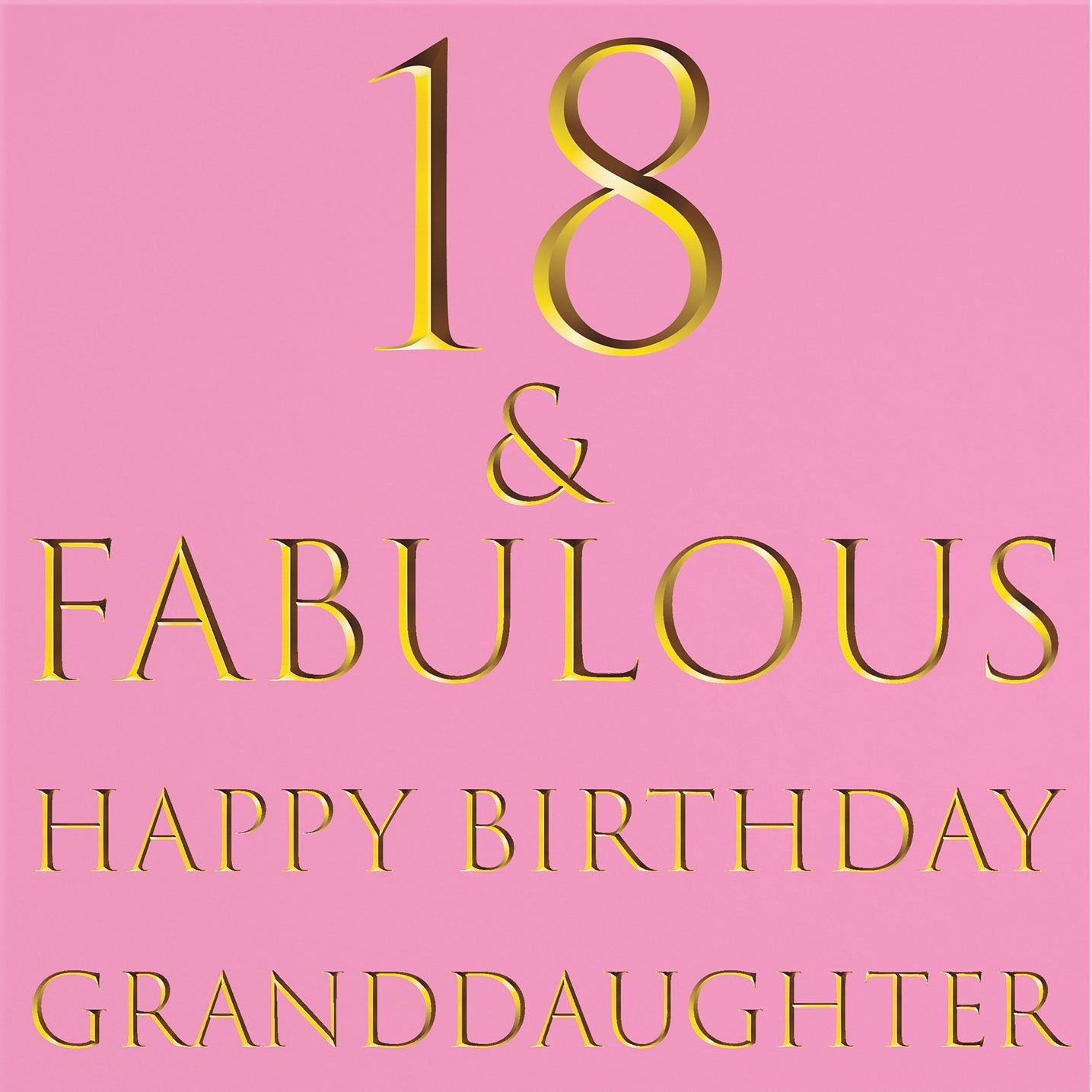 18th Granddaughter Birthday Card Still Totally Fabulous - Default Title (B08L24VR8B)