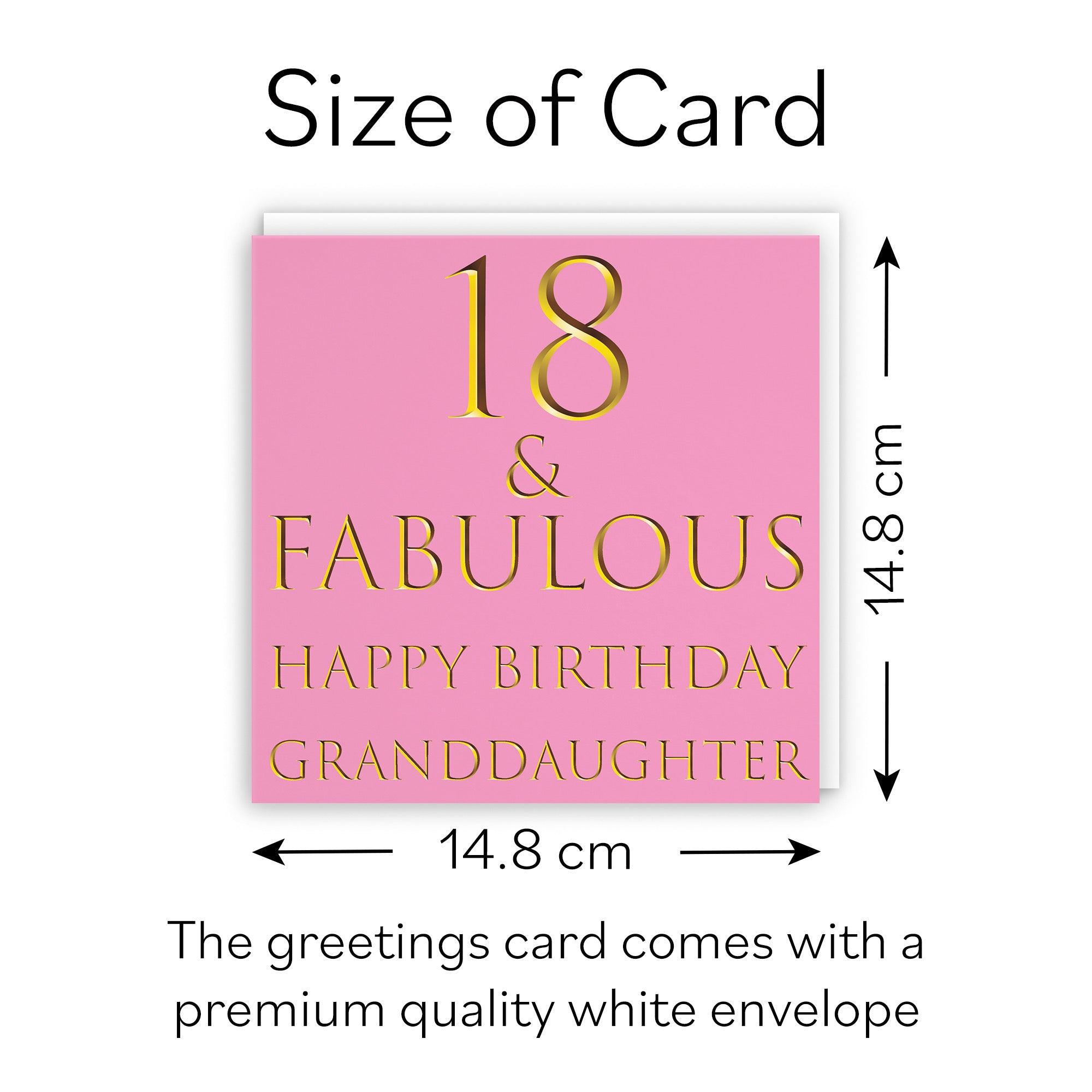 18th Granddaughter Birthday Card Still Totally Fabulous - Default Title (B08L24VR8B)