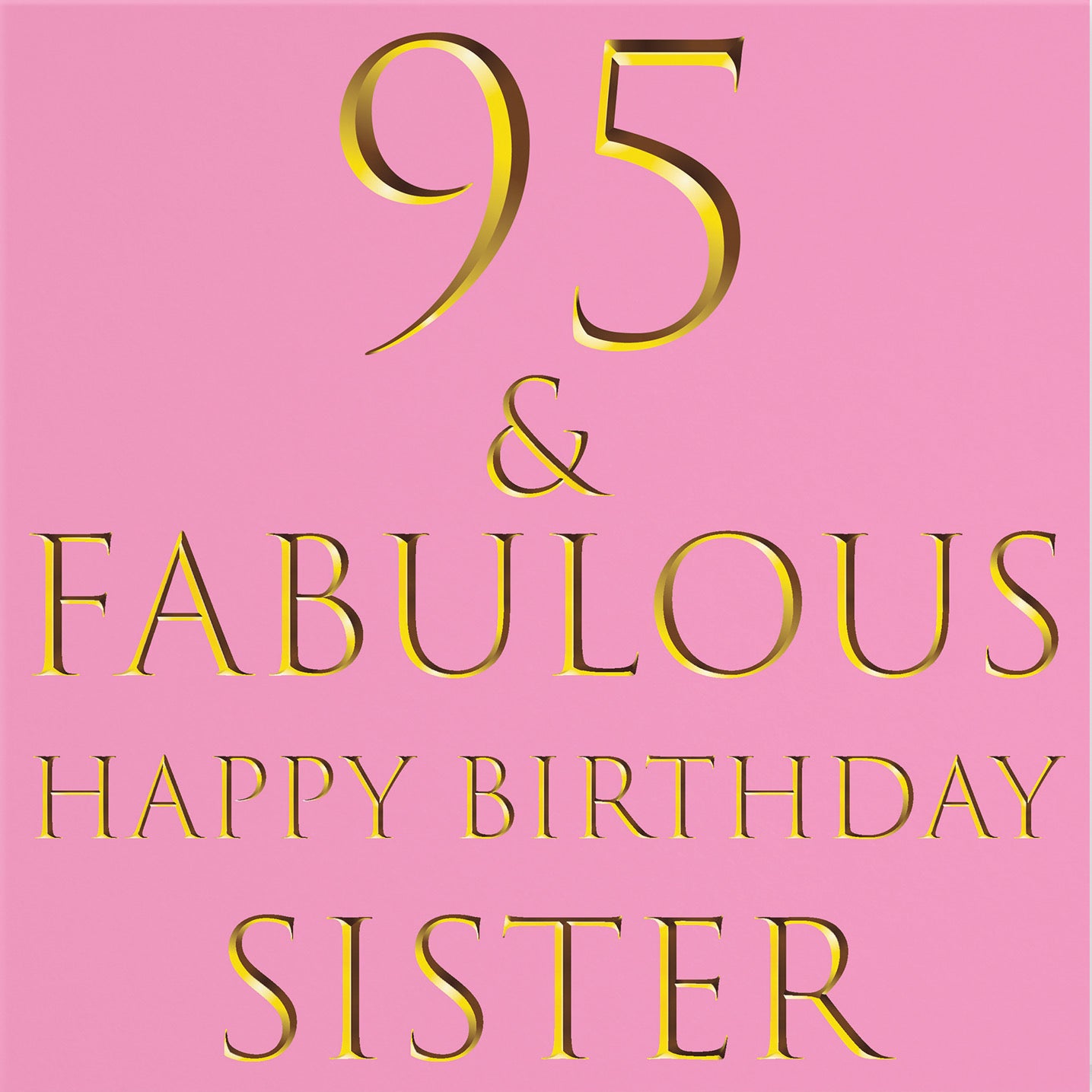 95th Sister Birthday Card Still Totally Fabulous - Default Title (B08L264HFW)