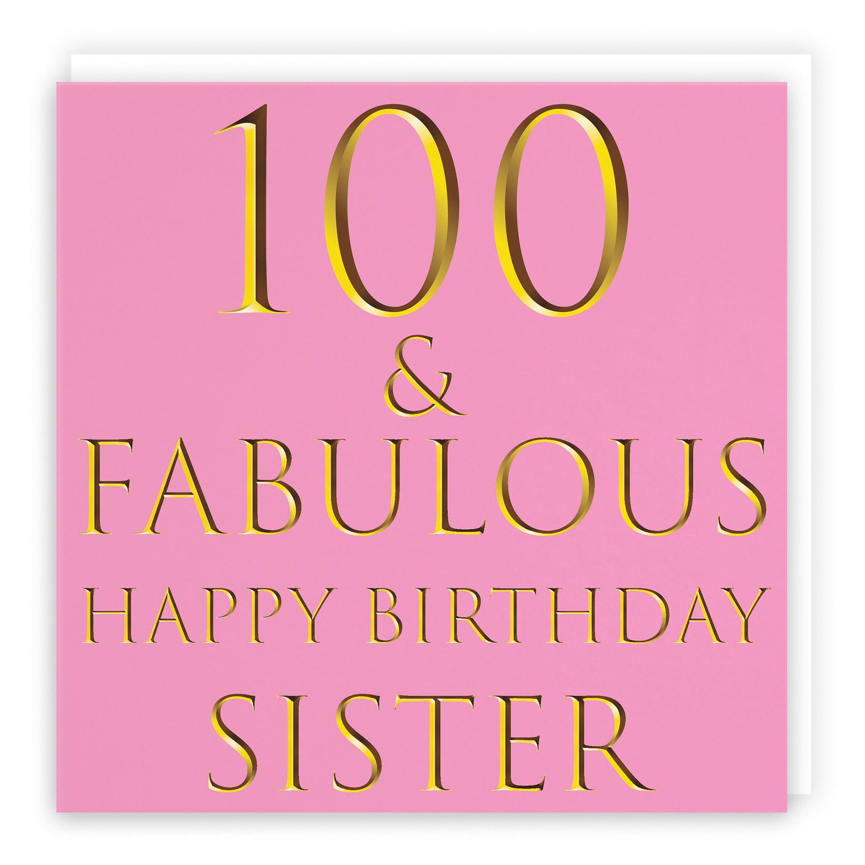 100th Sister Birthday Card Still Totally Fabulous - Default Title (B08L27CBSM)