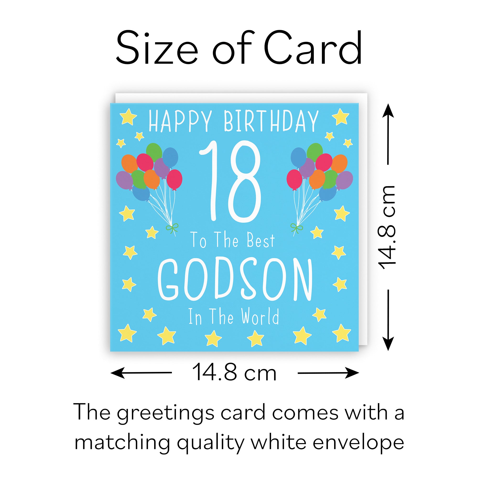 18th Godson Birthday Card Iconic - Default Title (B08YGM3MFK)