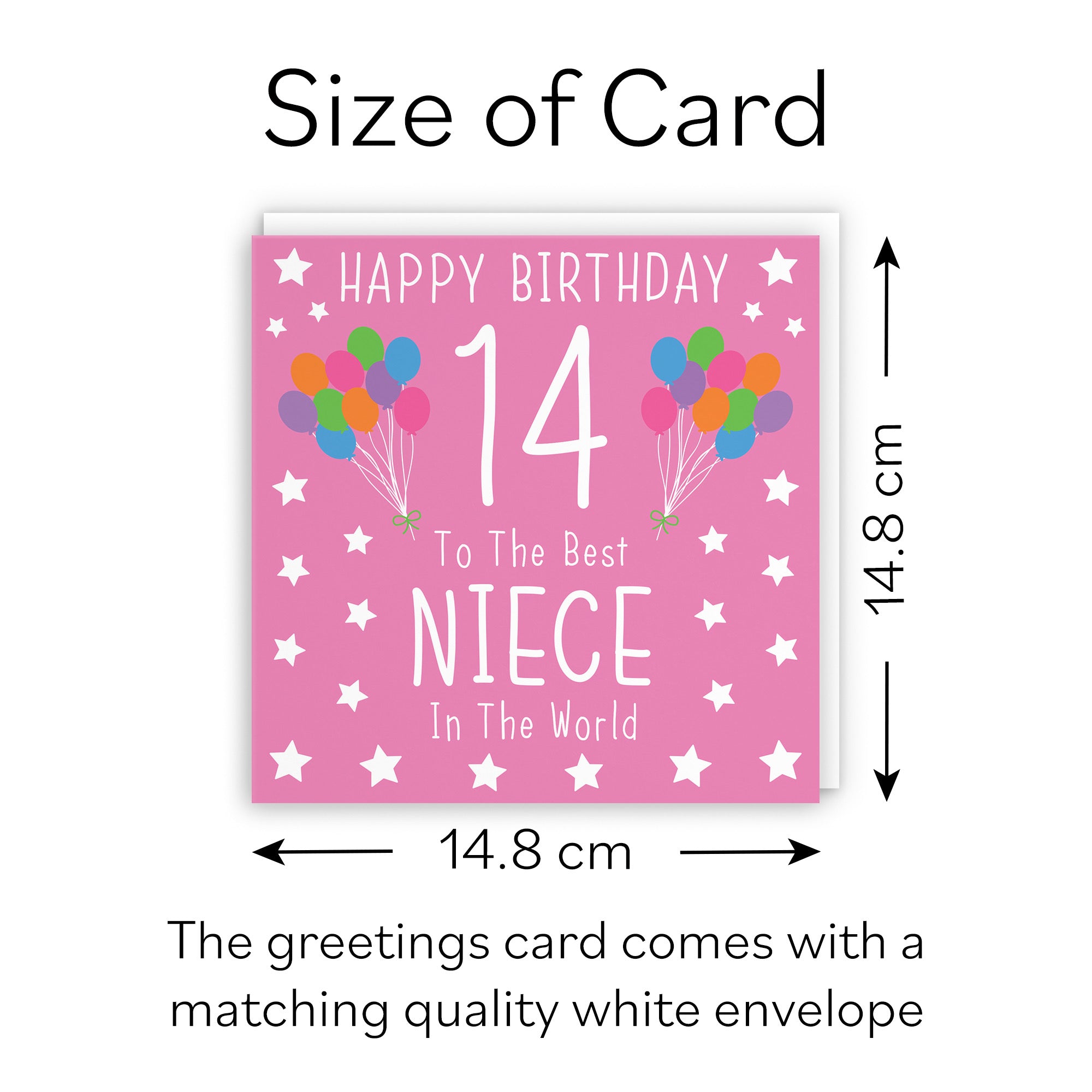 14th Niece Birthday Card Iconic - Default Title (B08YGM7JSB)